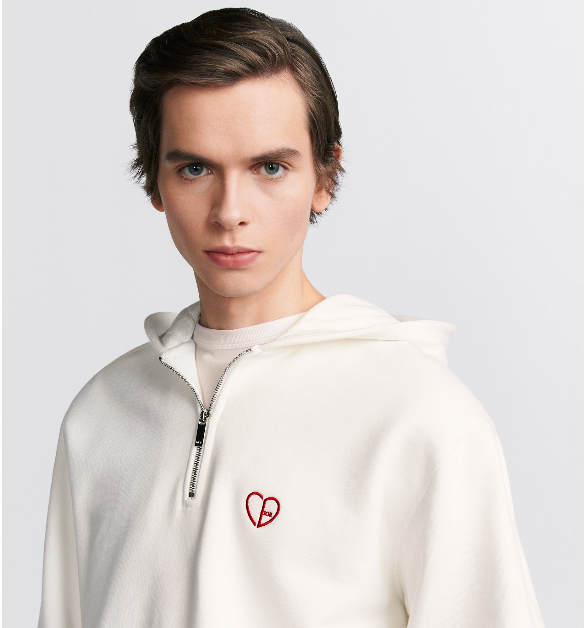 Comme des garcons quarter zip rose best sale