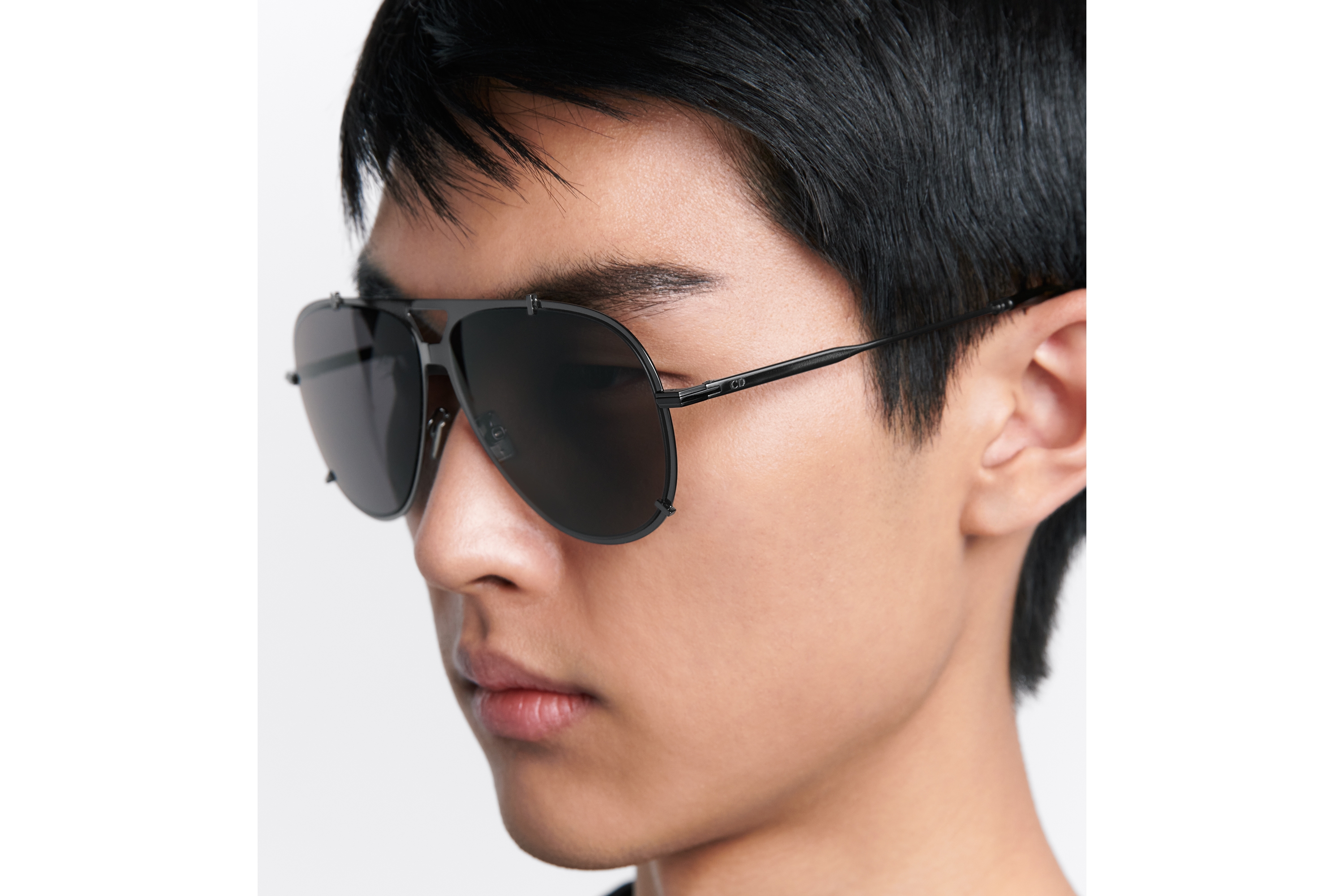 look_image_alt_prefix DiorBlackSuit A3F 灰色飛行員太陽眼鏡 E30