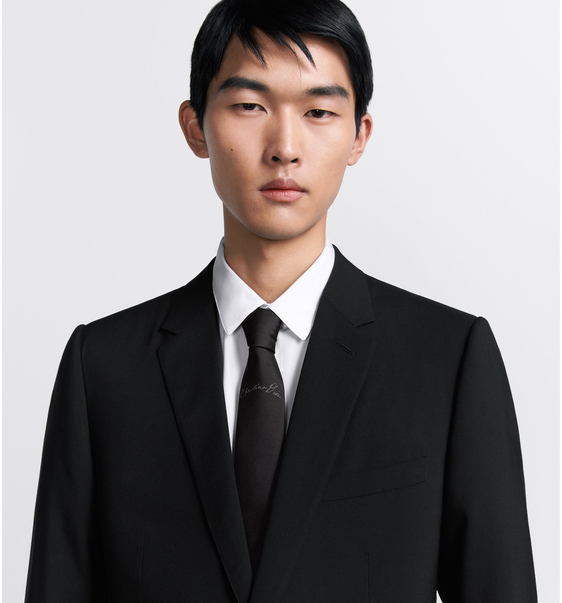 Tie with Handwritten Christian Dior Signature
