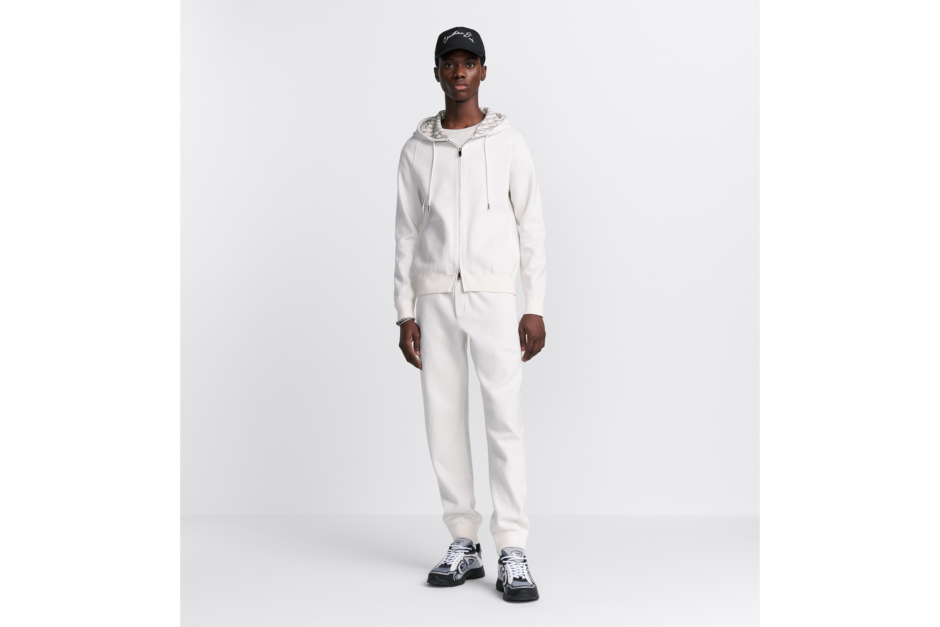 CD Icon T-Shirt, Relaxed Fit Gray Cotton Jersey | DIOR