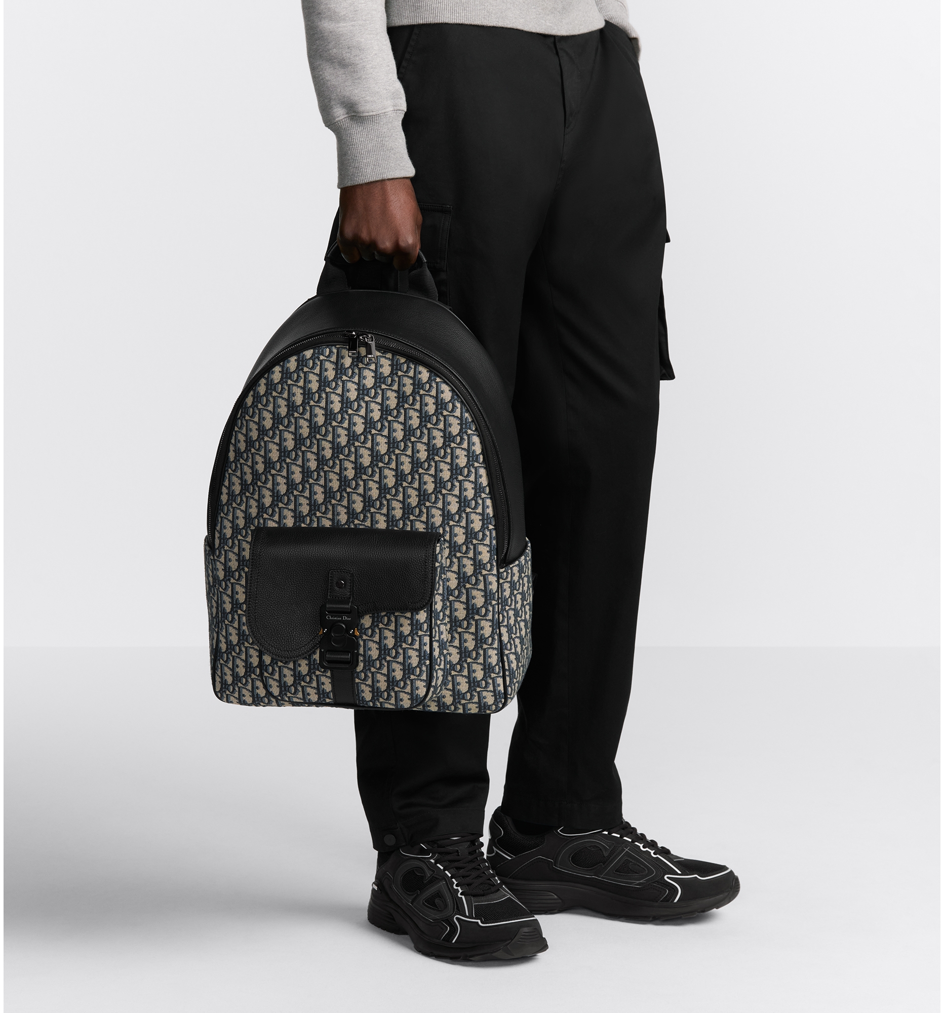 Dior monogram backpack store