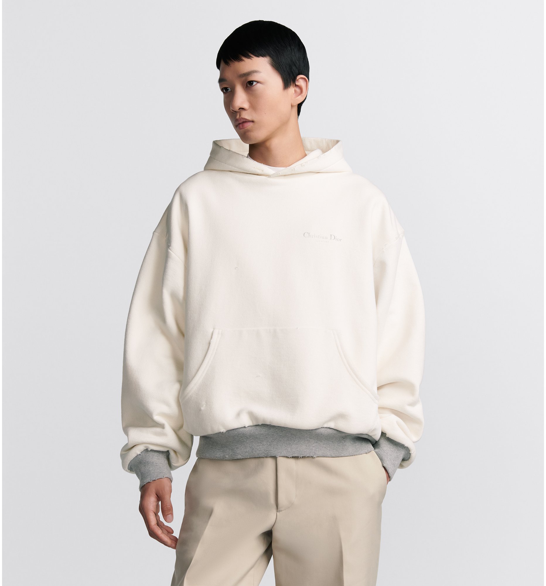 Dior white sweatshirt sale