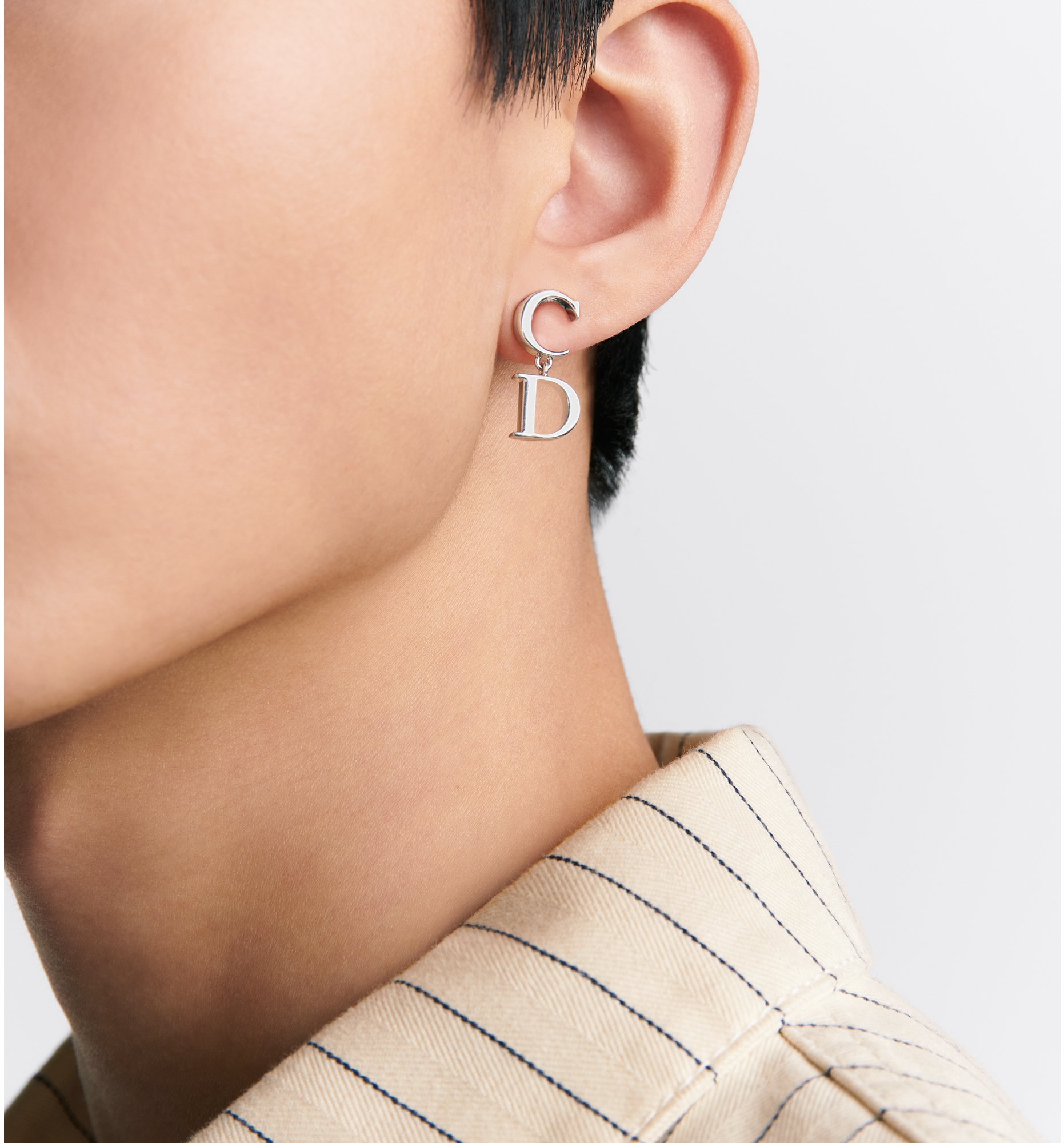 DIOR | Letters シングル ピアス 真鍮