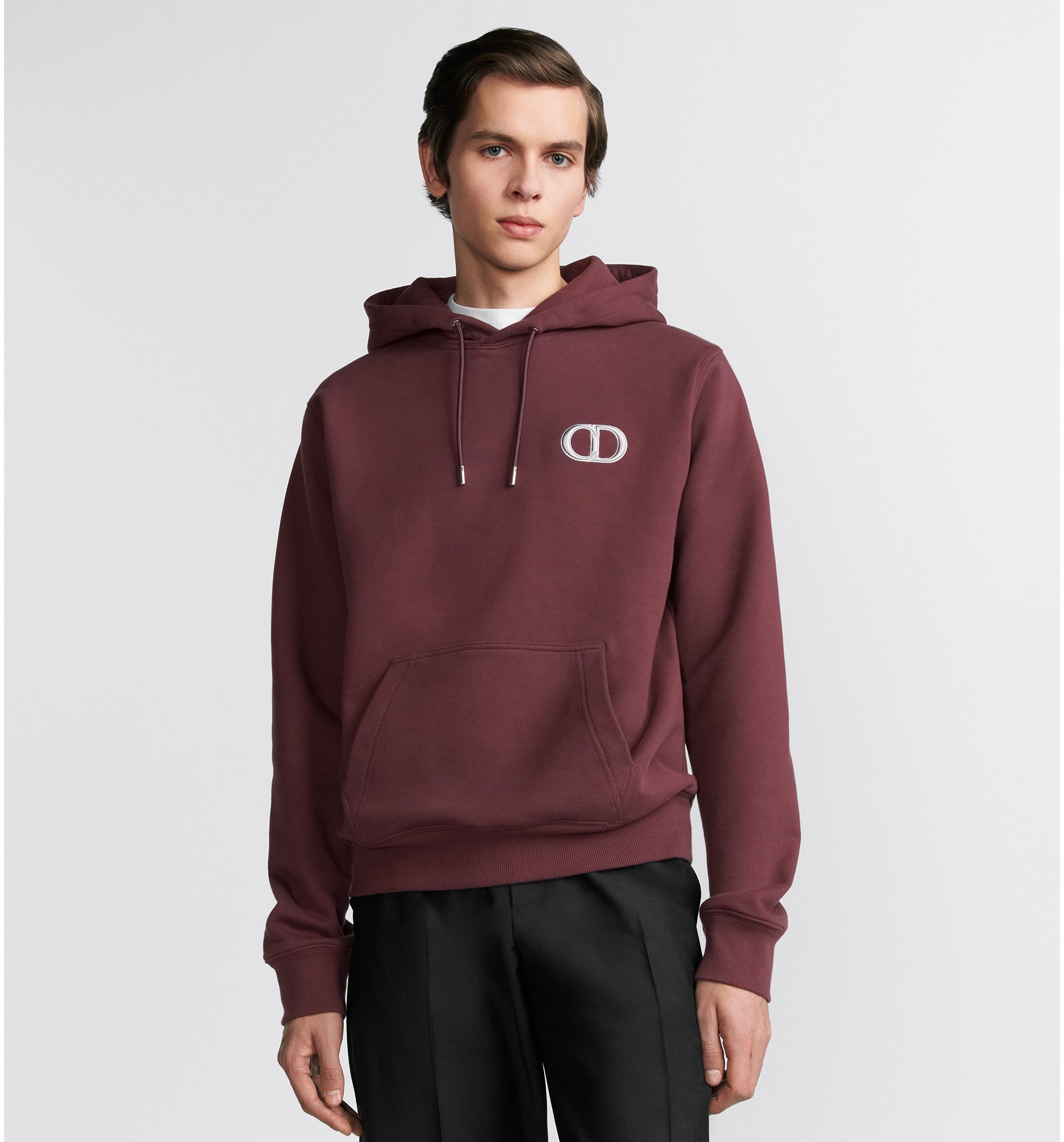 Pink dior hoodie hot sale