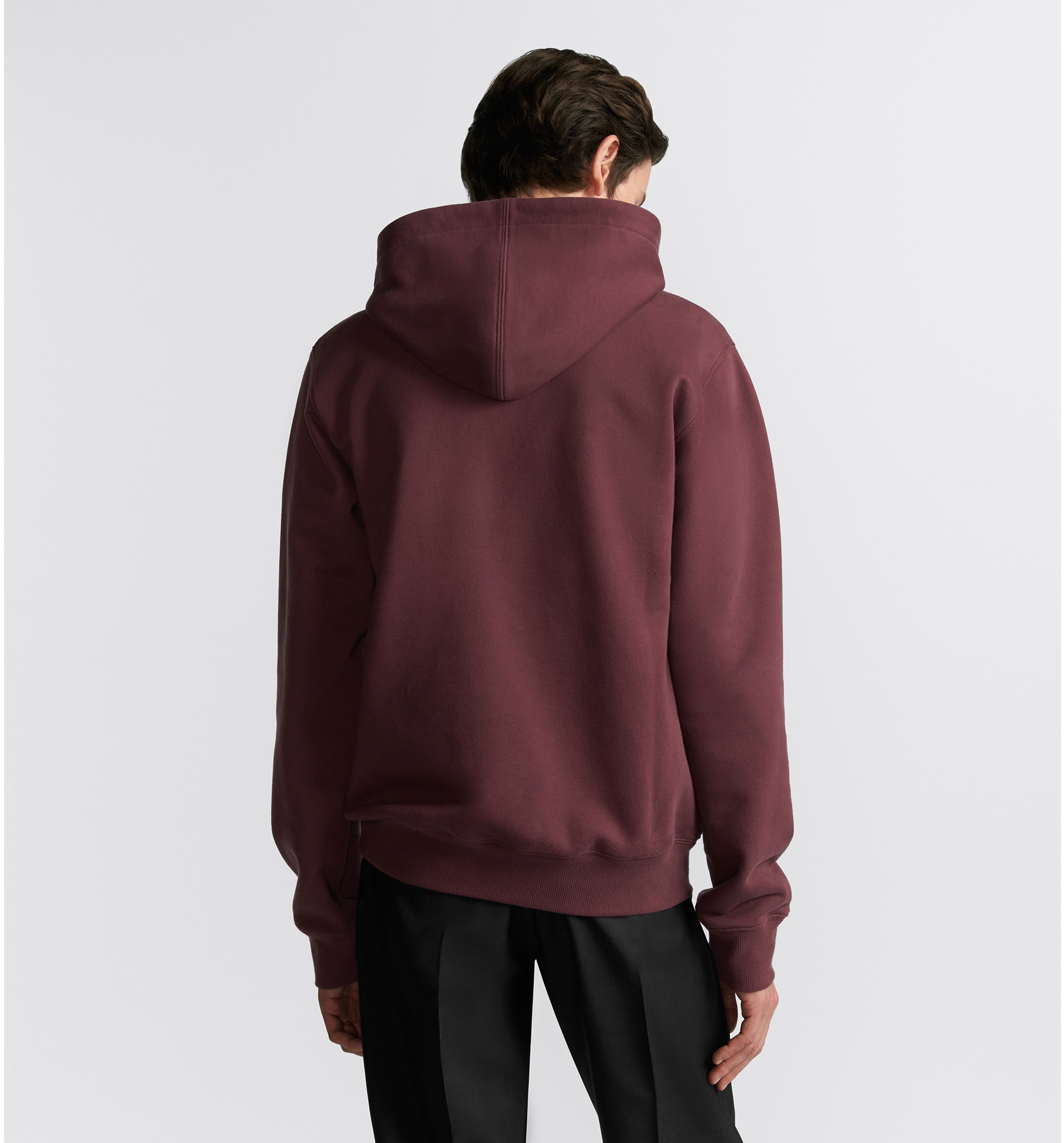 Trui met capuchon en CD Icon kenmerk Roze katoenfleece DIOR
