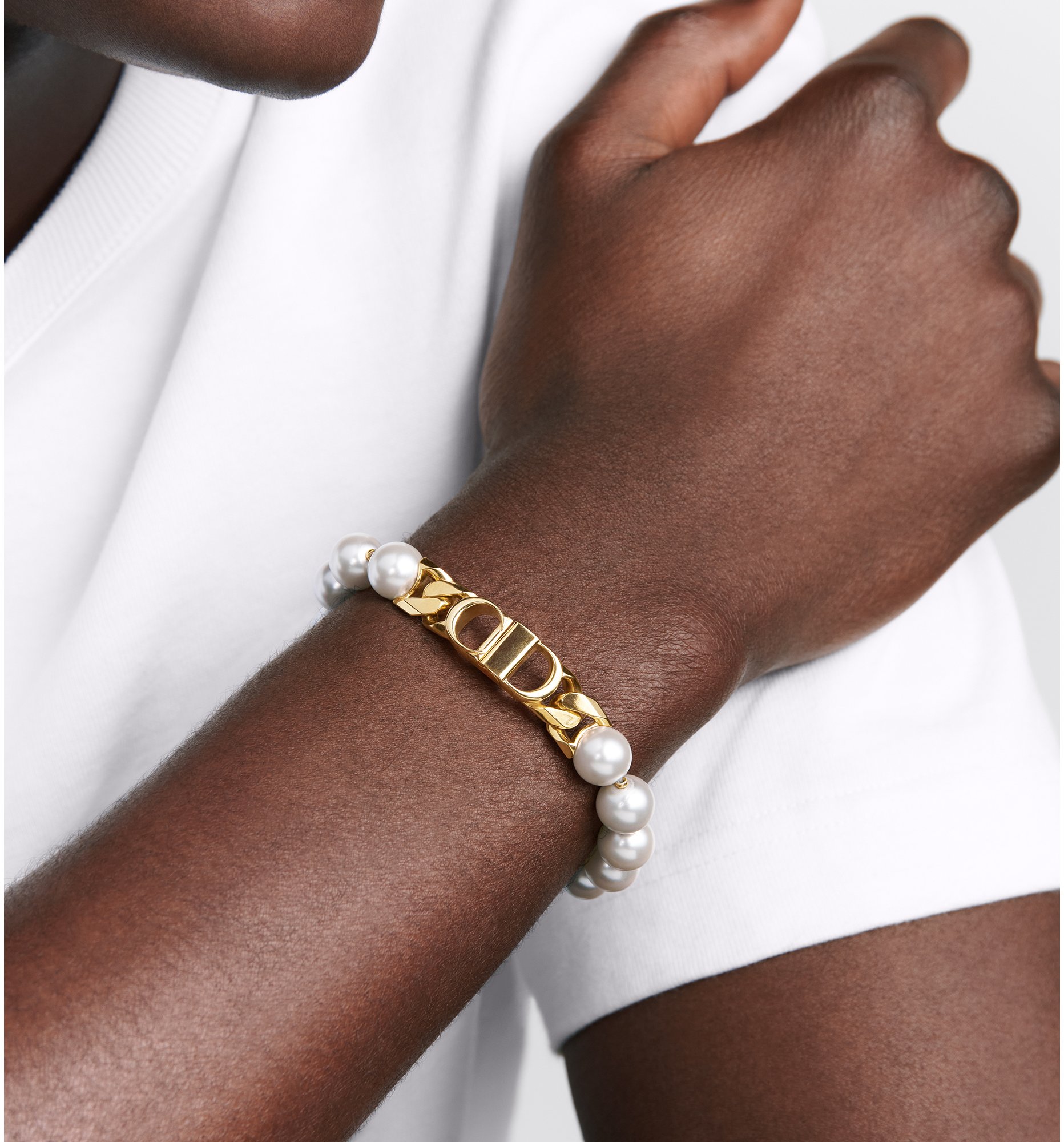 Dior bracelet pearl best sale