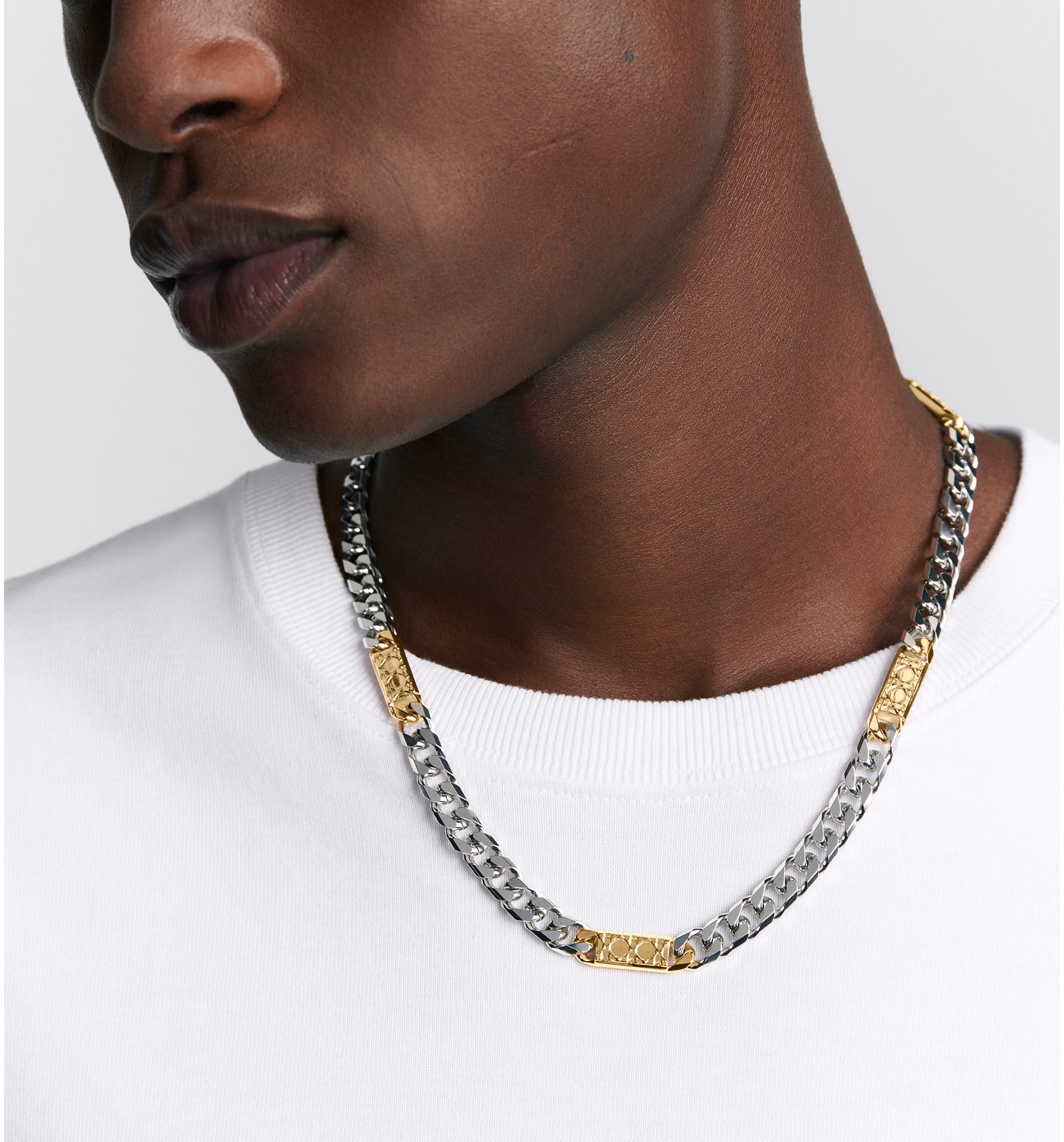 Dior cuban link necklace sale