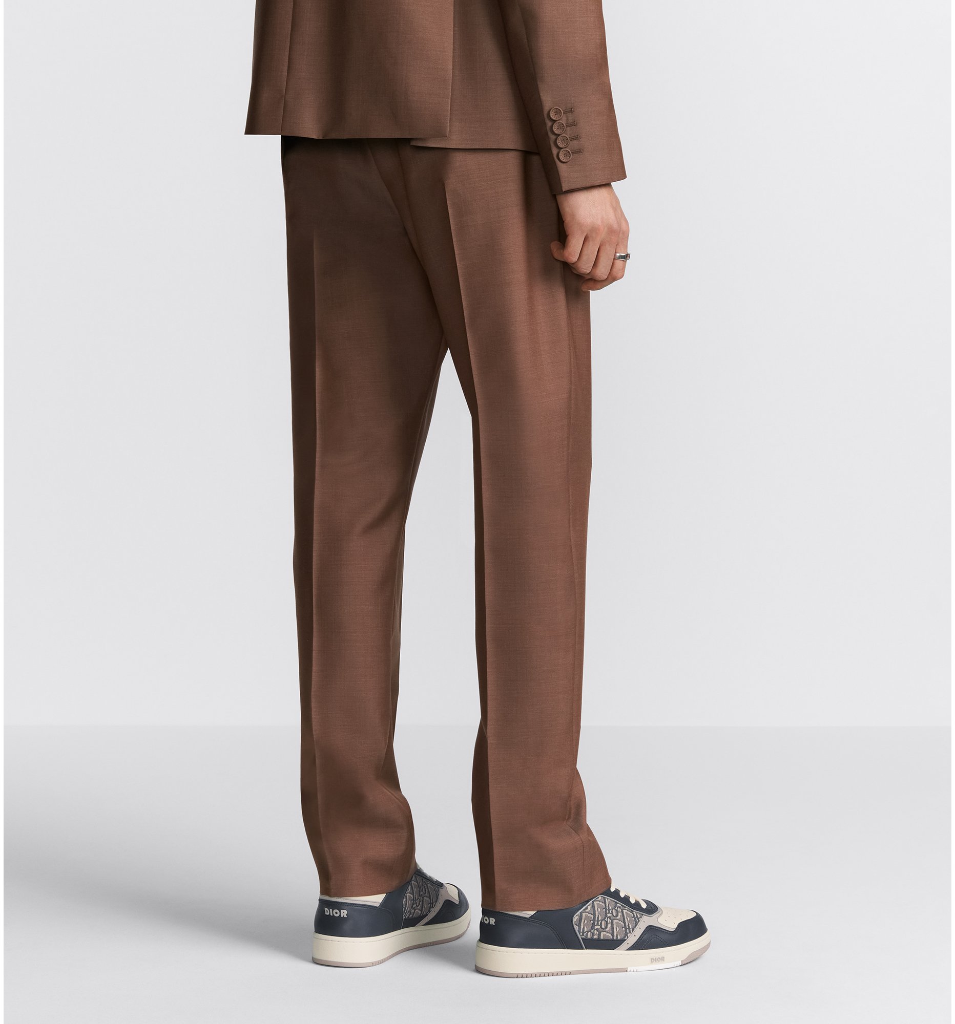 Tailored Track Pants with Christian Dior Couture Tag Beige Virgin Wool and  Mohair | DIOR