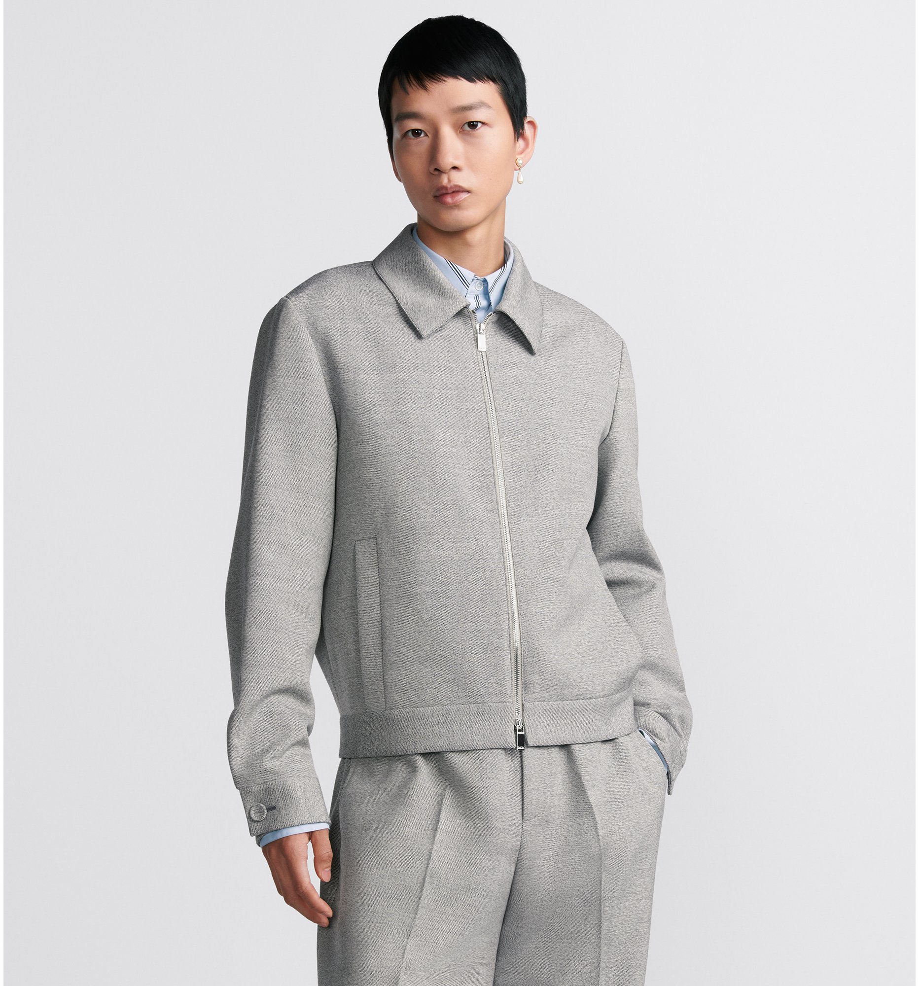 aria_look Zipped Jacket Front view