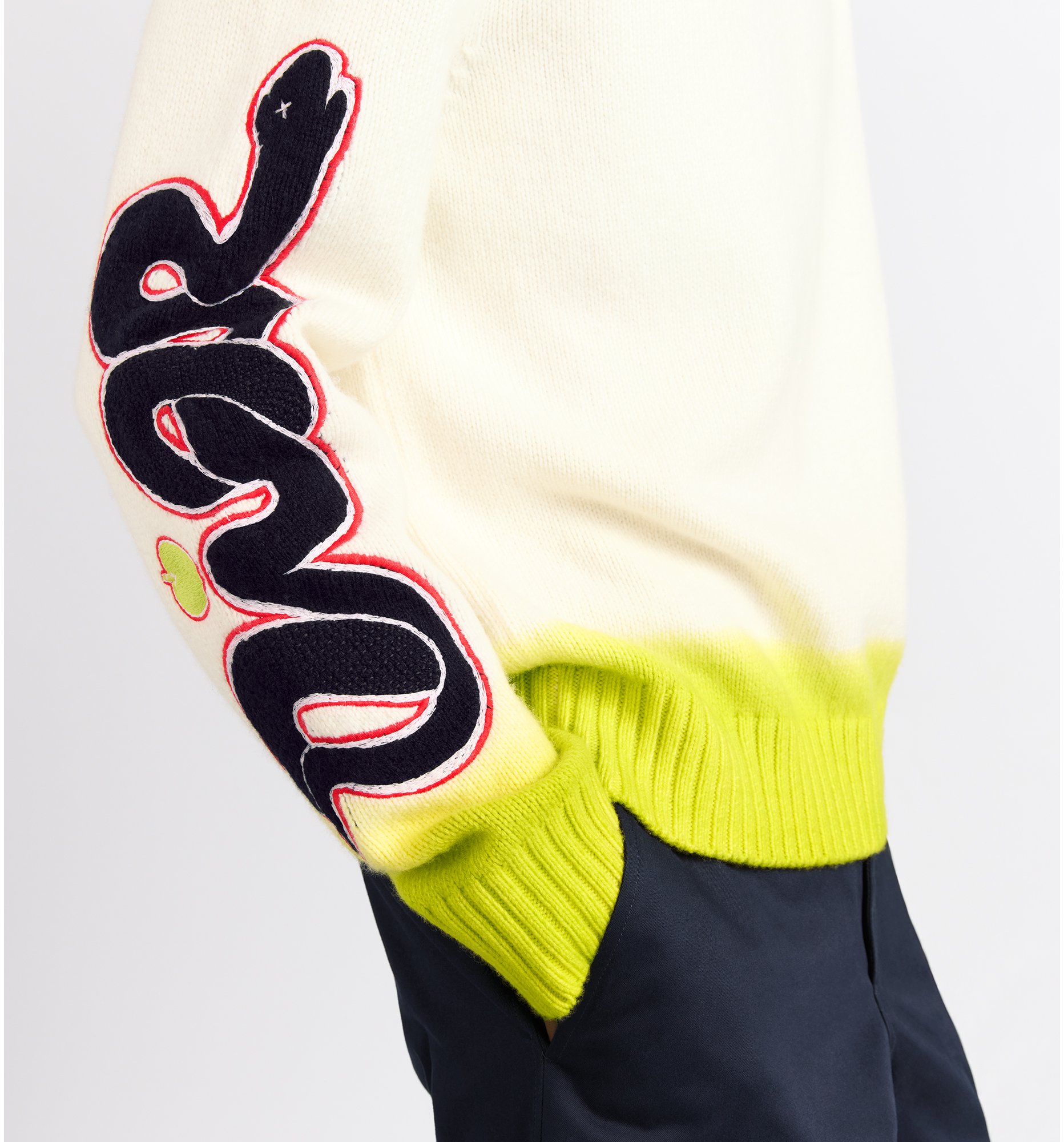 aria_look DIOR AND KAWS Sweater Detailed view