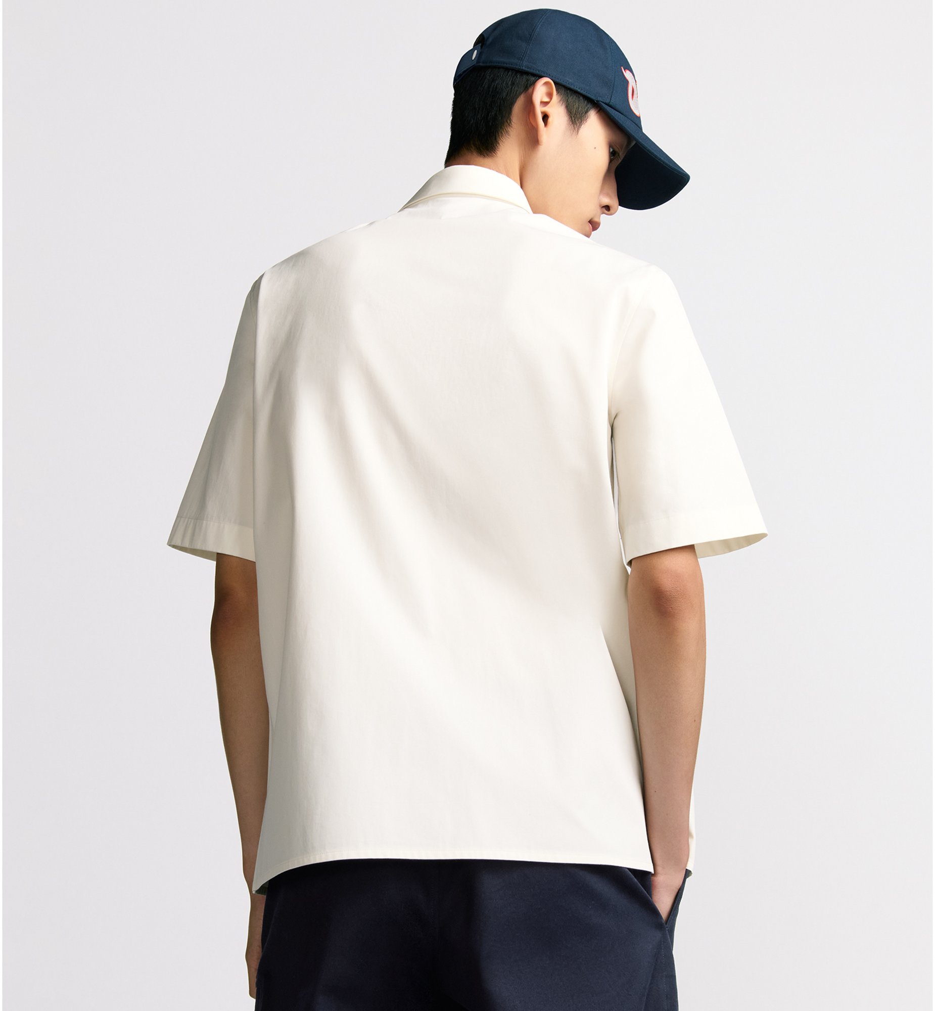 DIOR AND KAWS Short-Sleeved Shirt Off-White Cotton Twill | DIOR DIOR AND KAWS Short-Sleeved Shirt Off-White Cotton Twill | DIOR