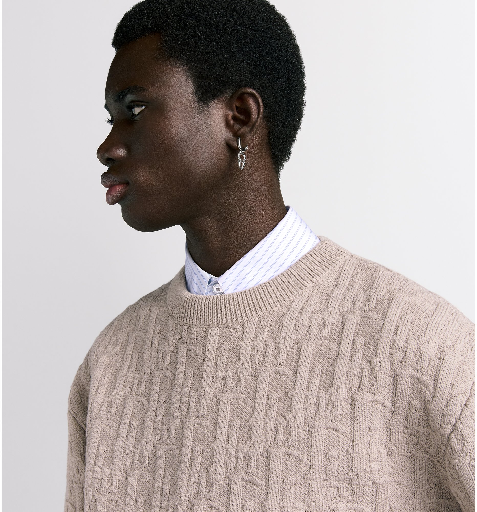 aria_look Dior Oblique Sweater Detailed view