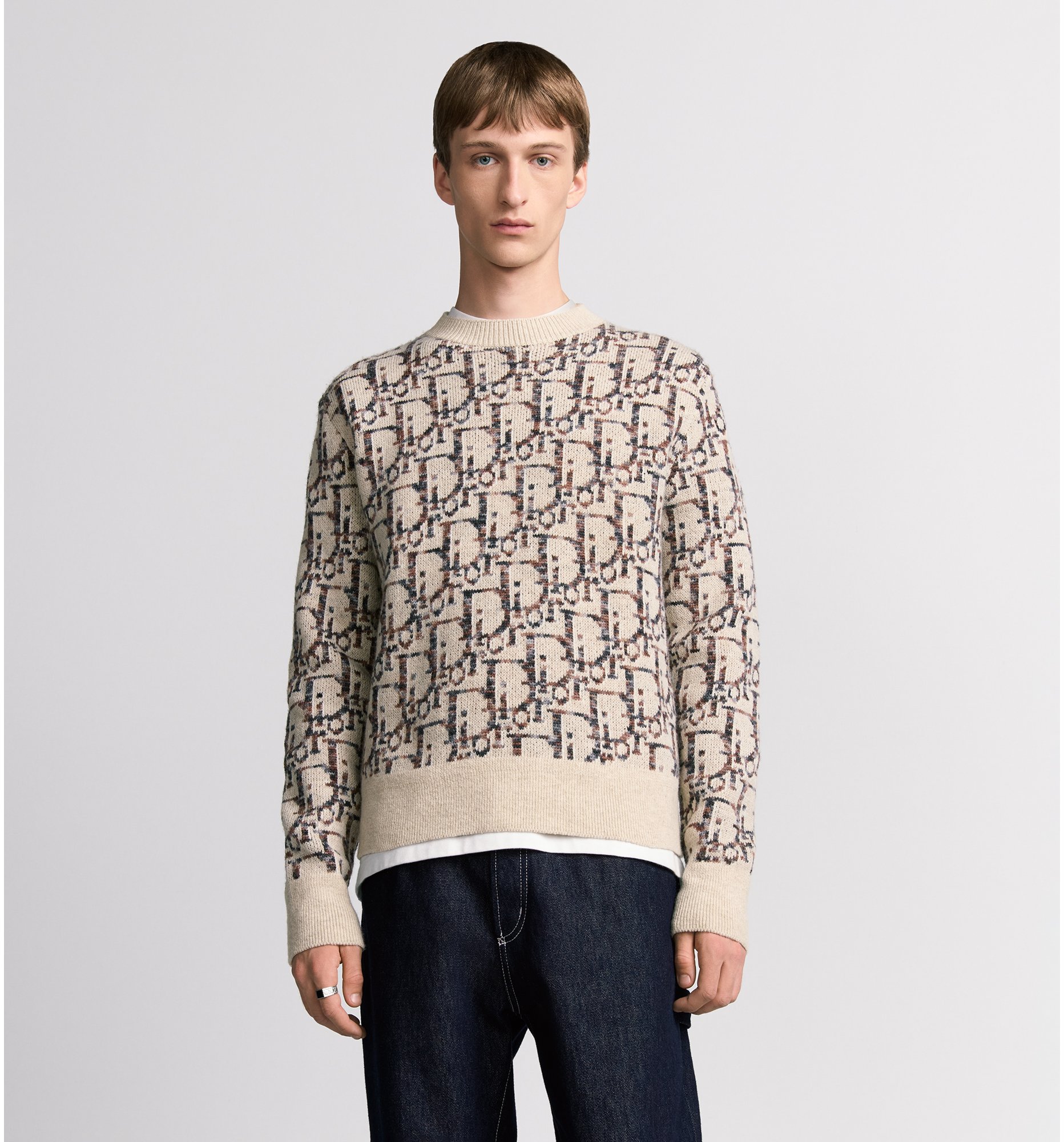 aria_look Dior Oblique Sweater Unfolded view