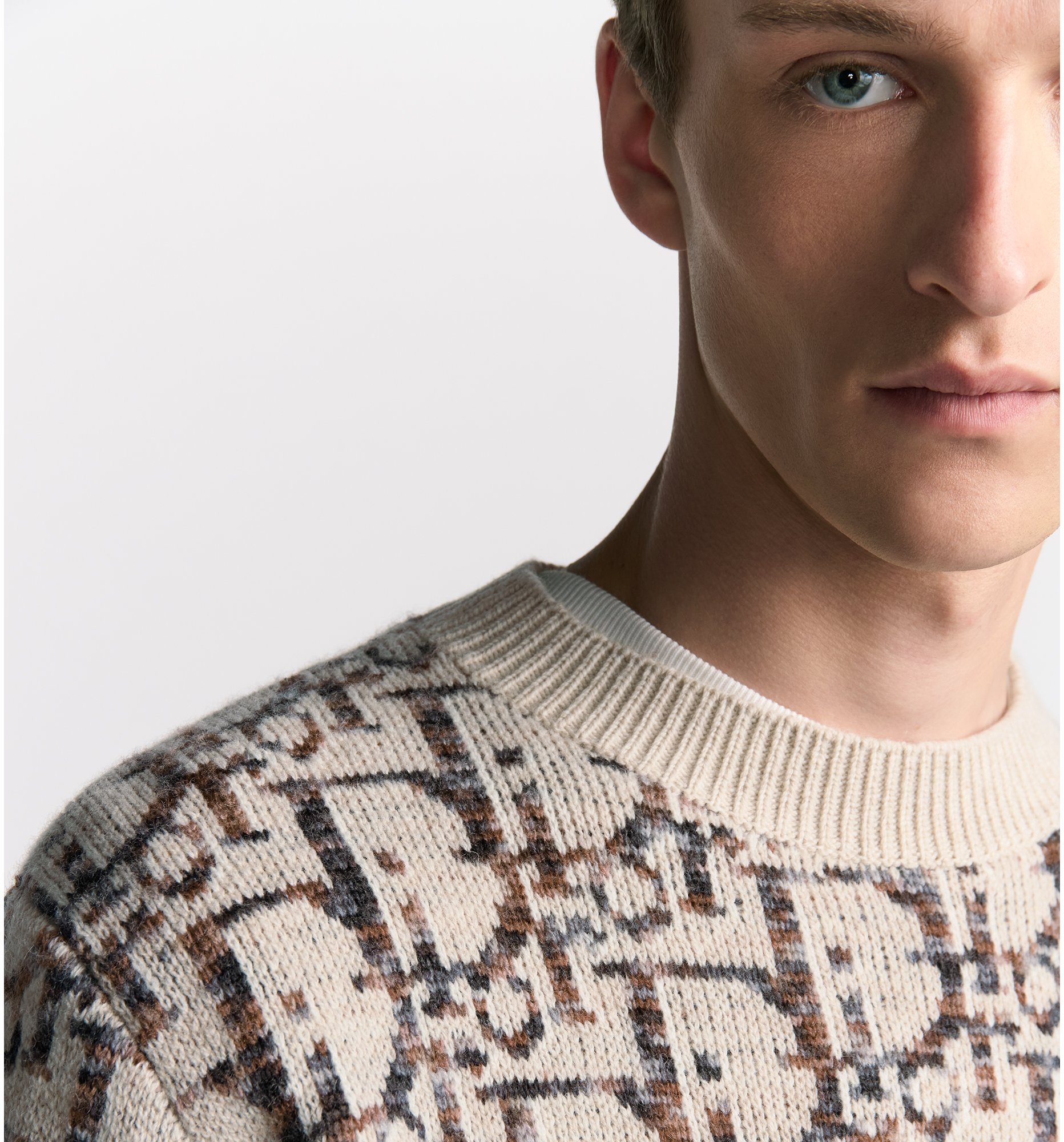 aria_look Dior Oblique Sweater Detailed view