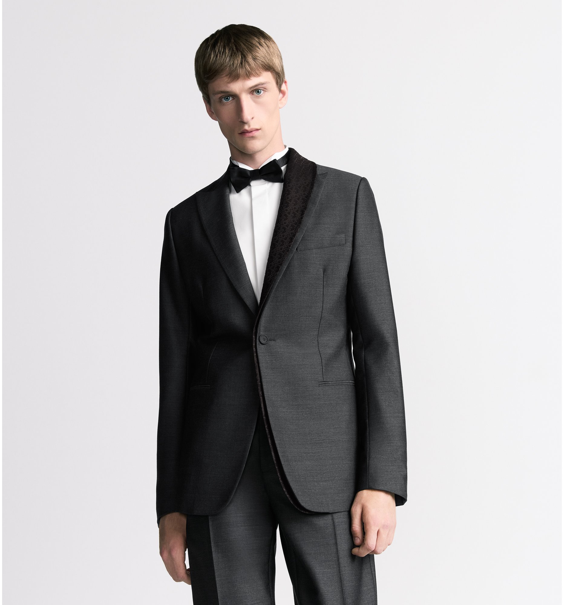 aria_look Jacket with Asymmetric Shawl Collar Front view
