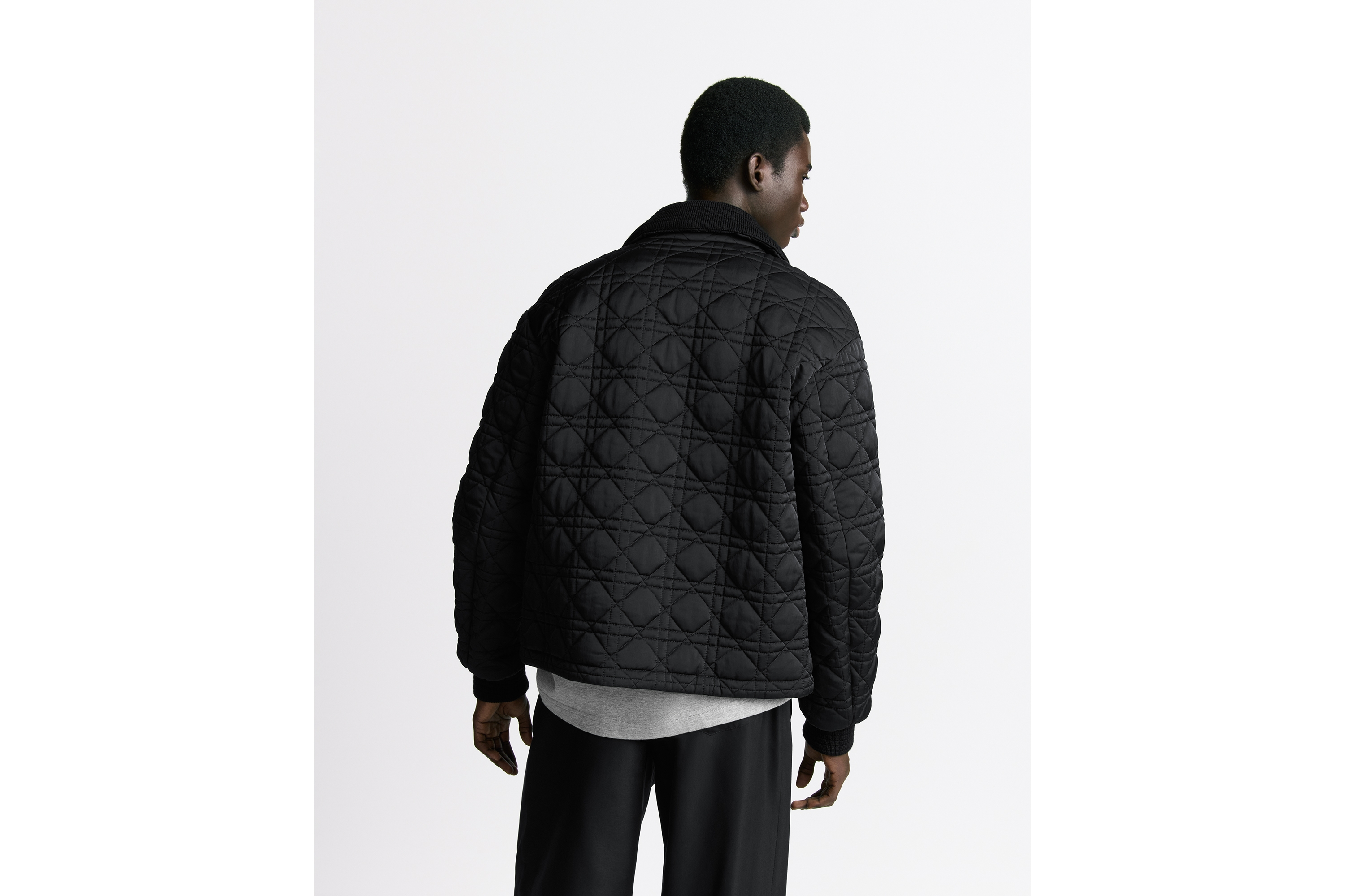 Look Cannage Jacket Black Technical Fabric E03