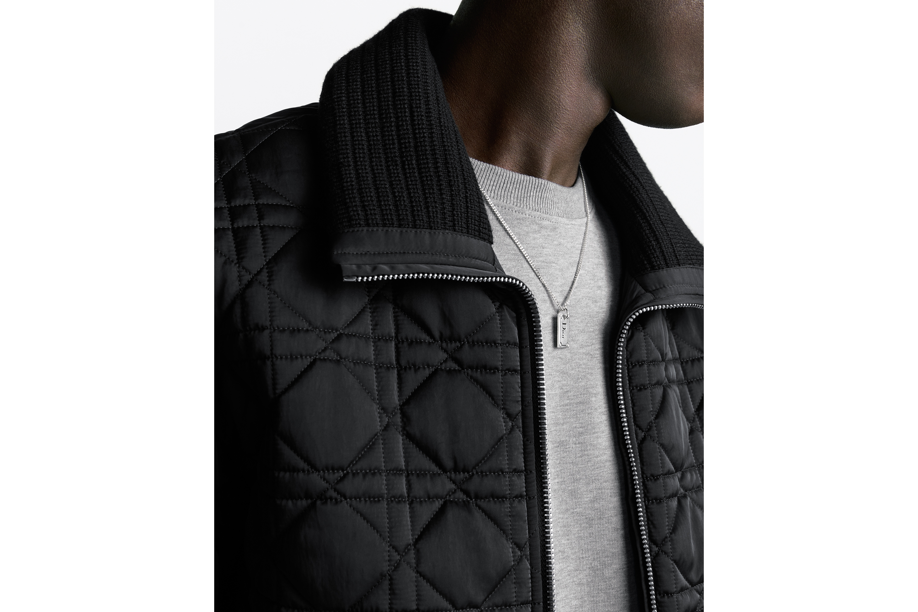 Look Cannage Jacket Black Technical Fabric E04