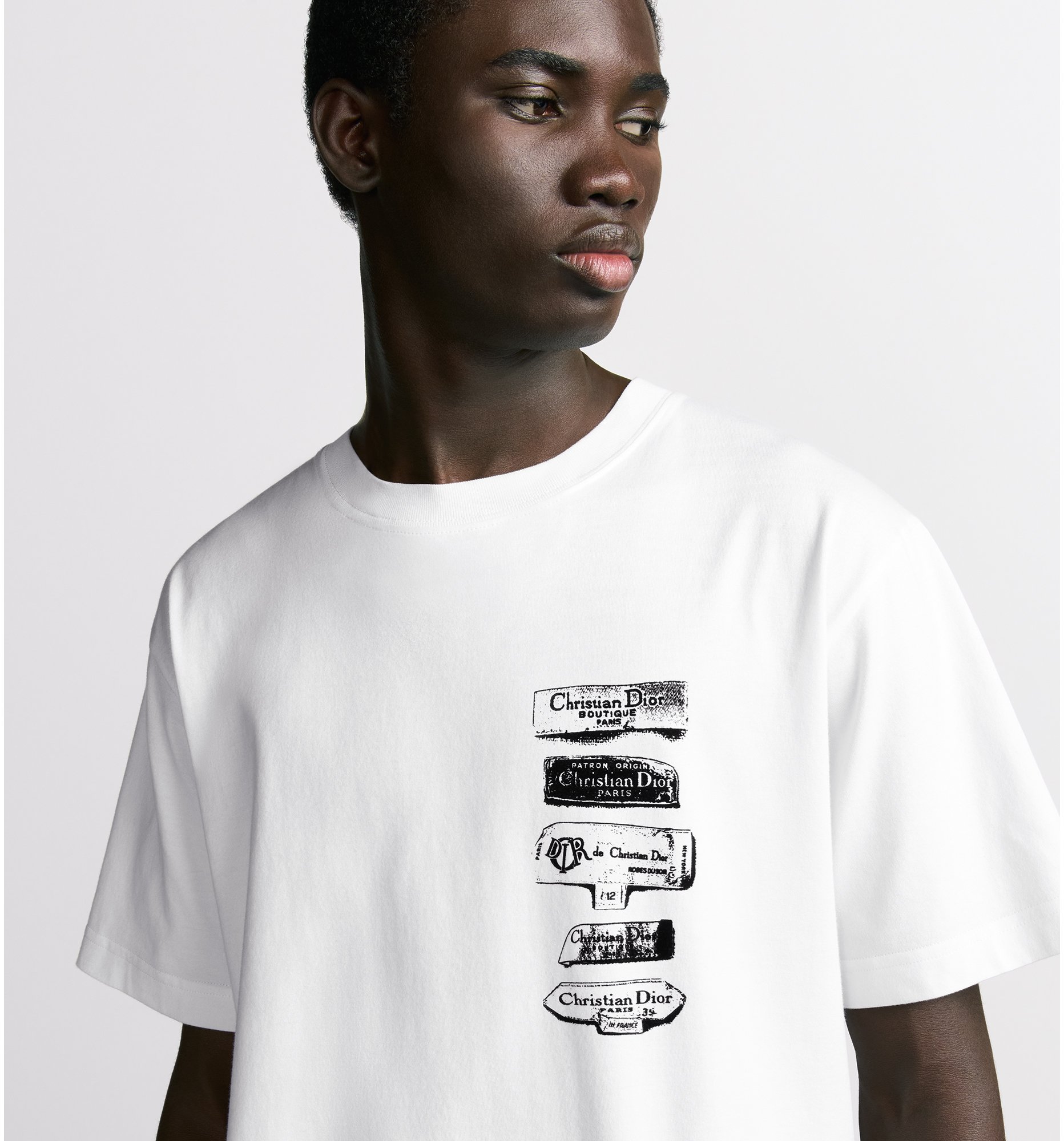 aria_look Dior Archives Labels T-Shirt, Relaxed Fit Detailed view