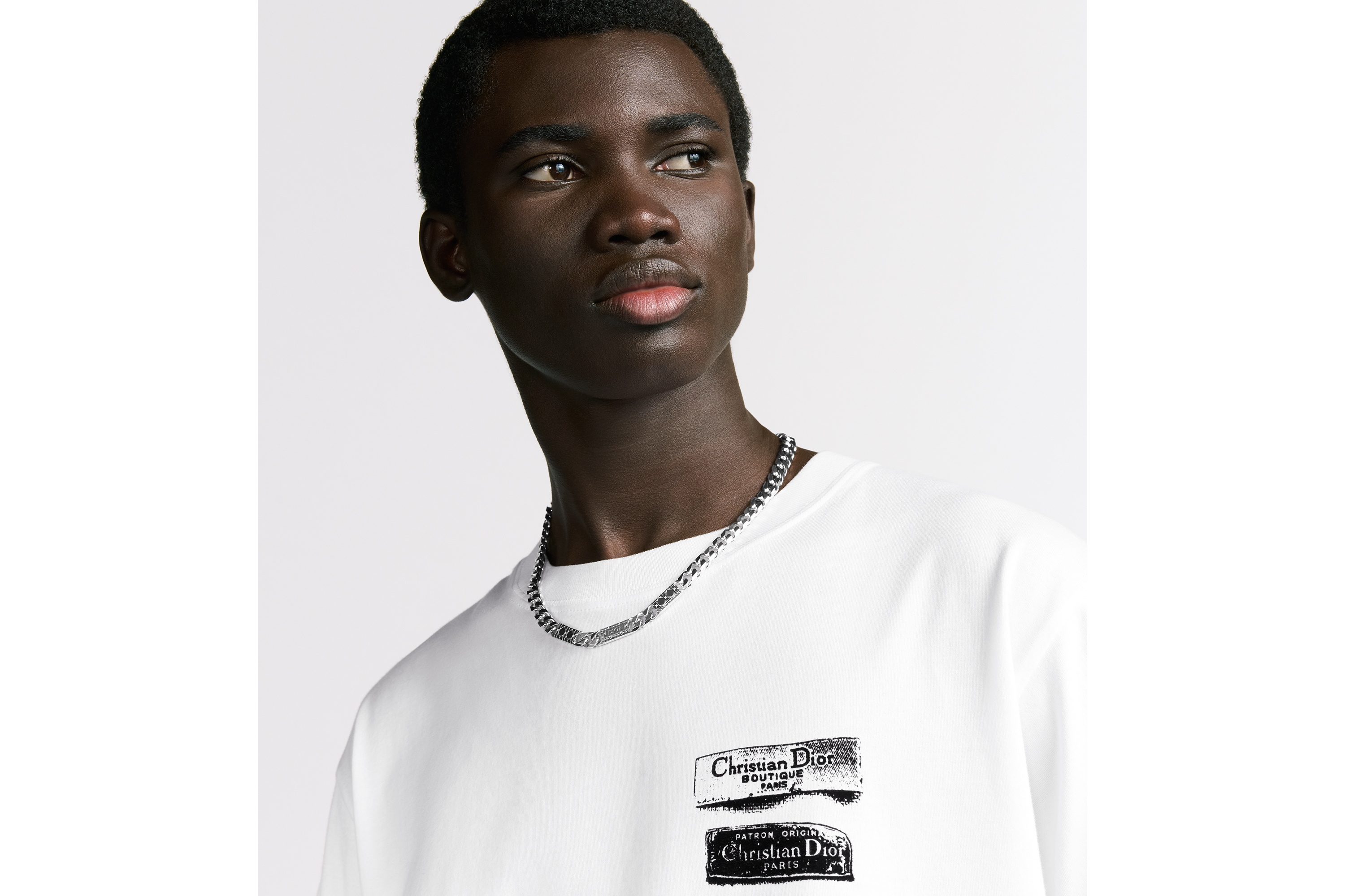 Cannage Chain Link Necklace