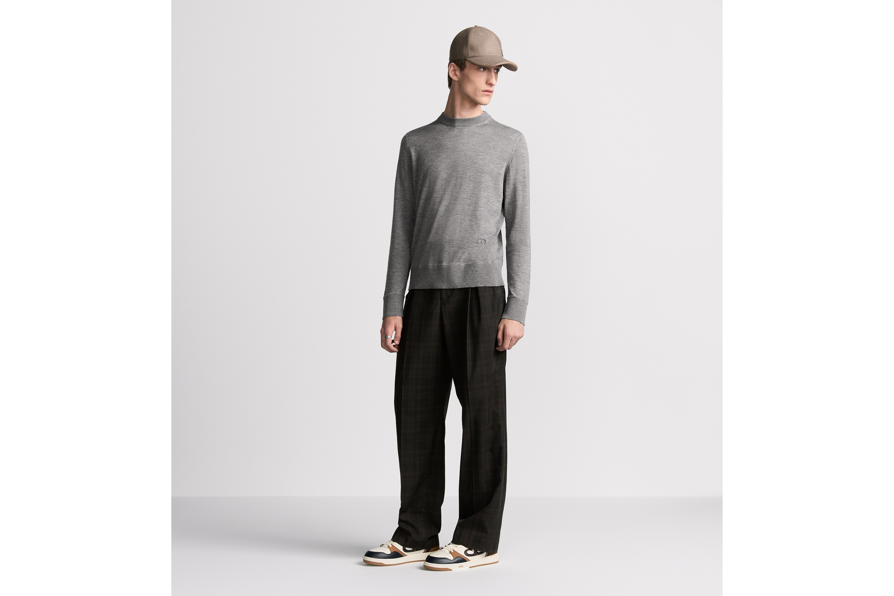 look_image_alt_prefix CD Icon ラウンドネックセーター カシミヤジャージー E08