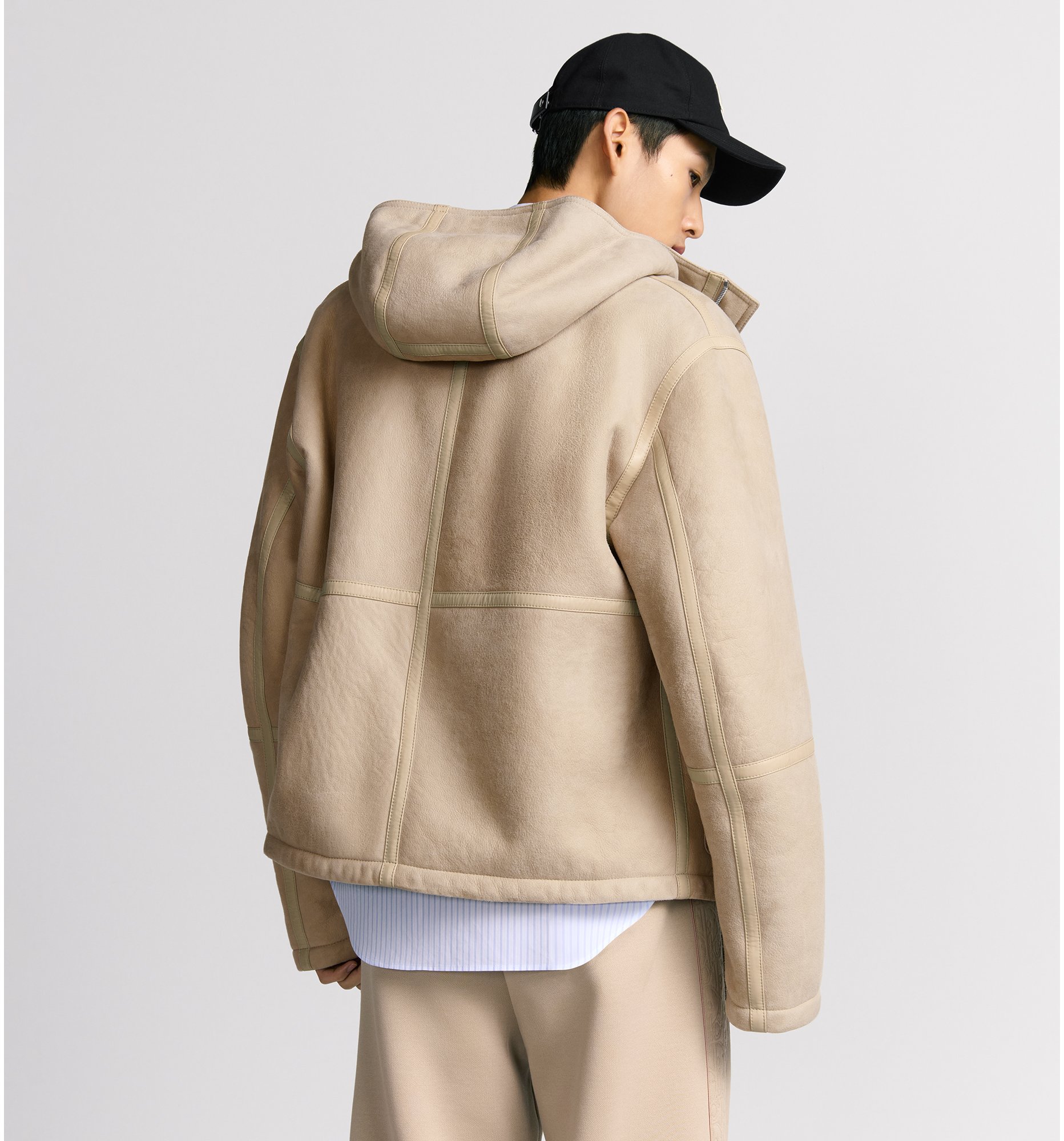 aria_look Christian Dior Couture Hooded Parka Three quarter closed view