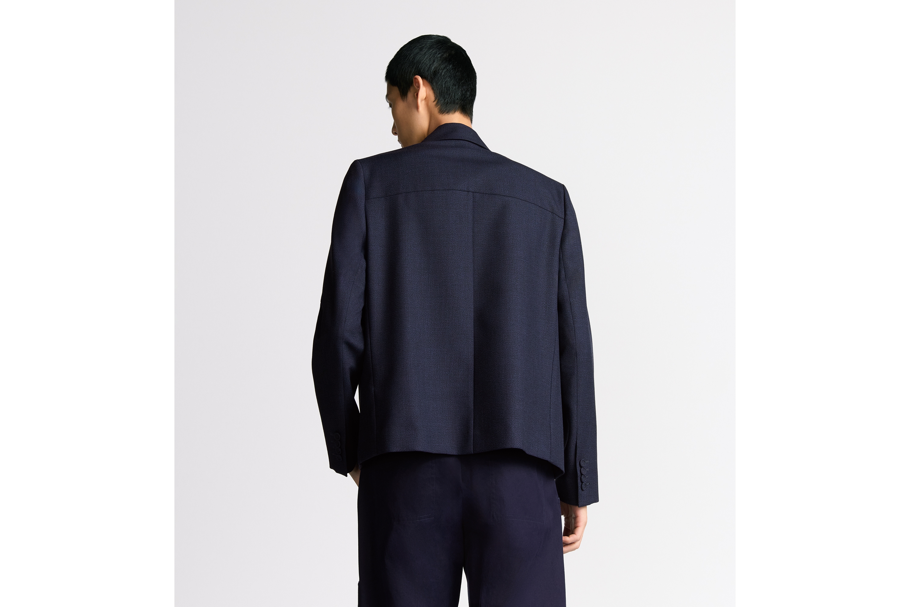 クラシック ジップジャケット バージンウール E03