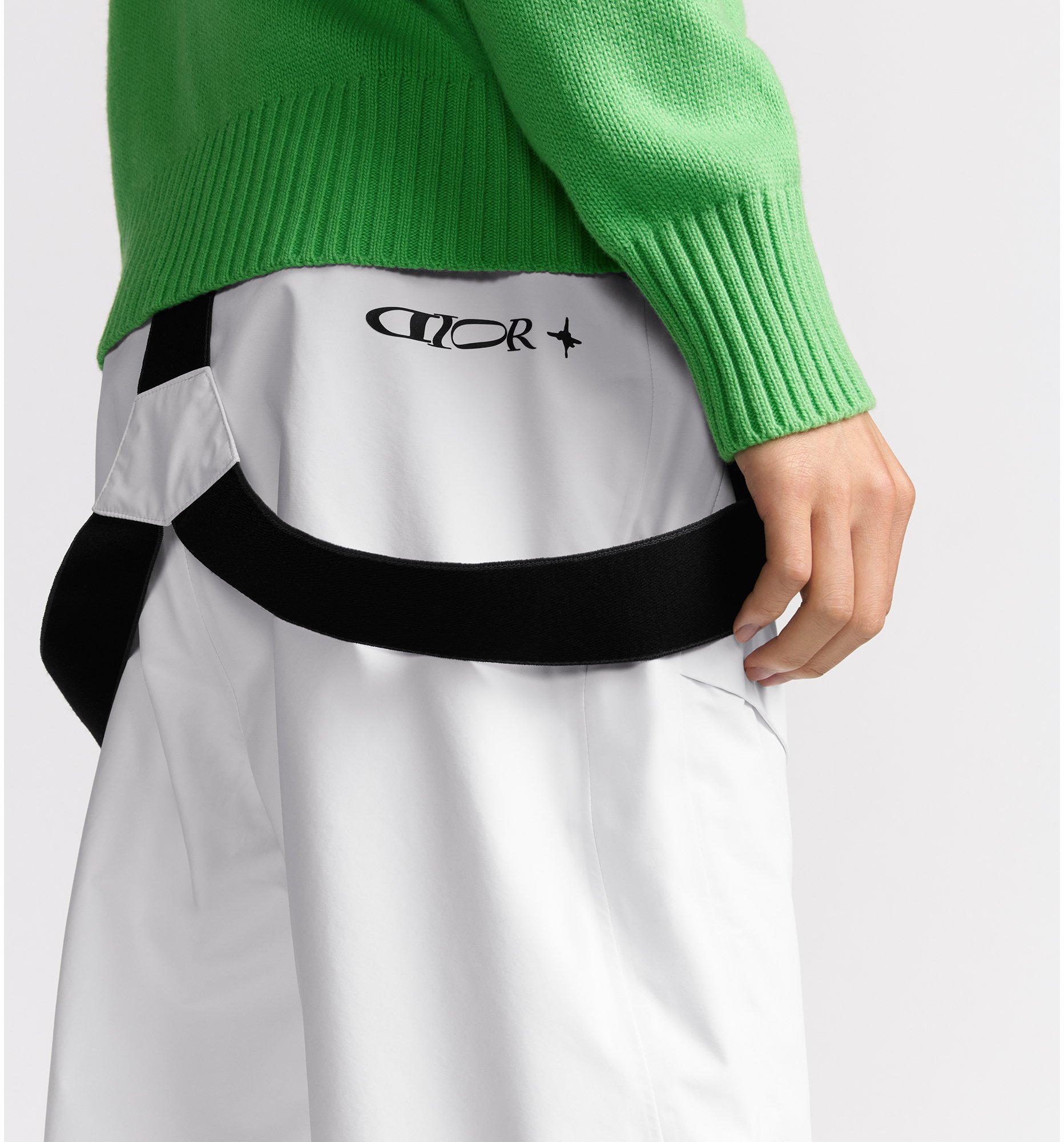 DIOR AND DESCENTE AND LEWIS HAMILTON Ski Pants with Suspenders White ...