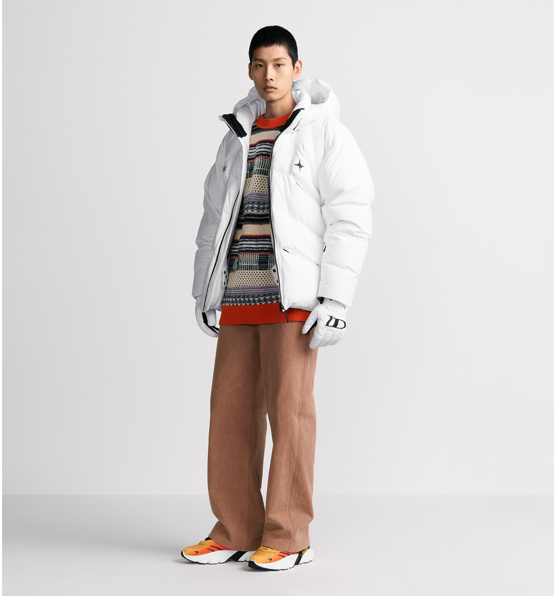 DIOR AND DESCENTE AND LEWIS HAMILTON キルティング パファー スキージャケット