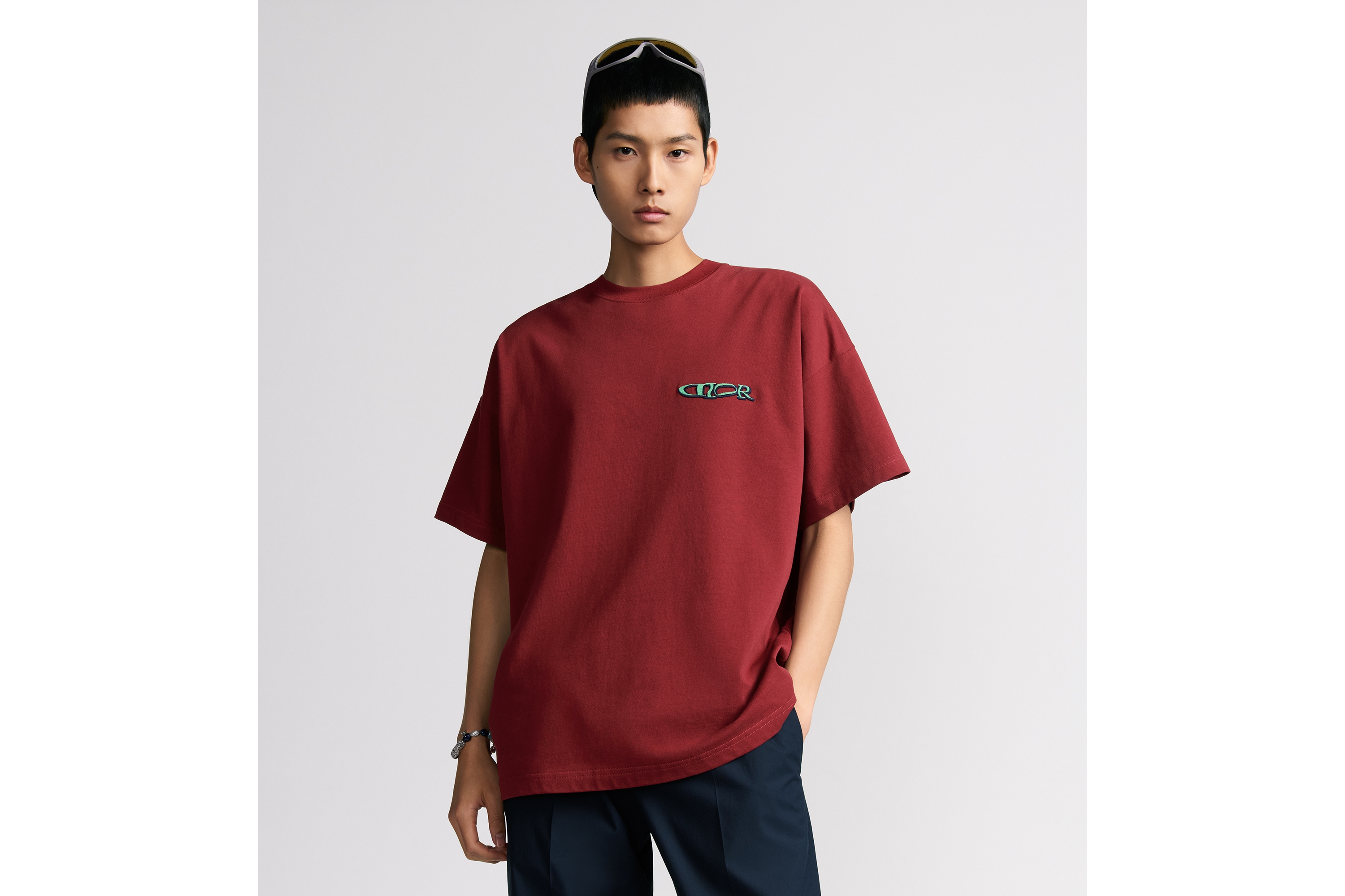 Camiseta Hombre Tip Top - Texto 'Je SAIS TOU' En Rojo, 100% Algodón