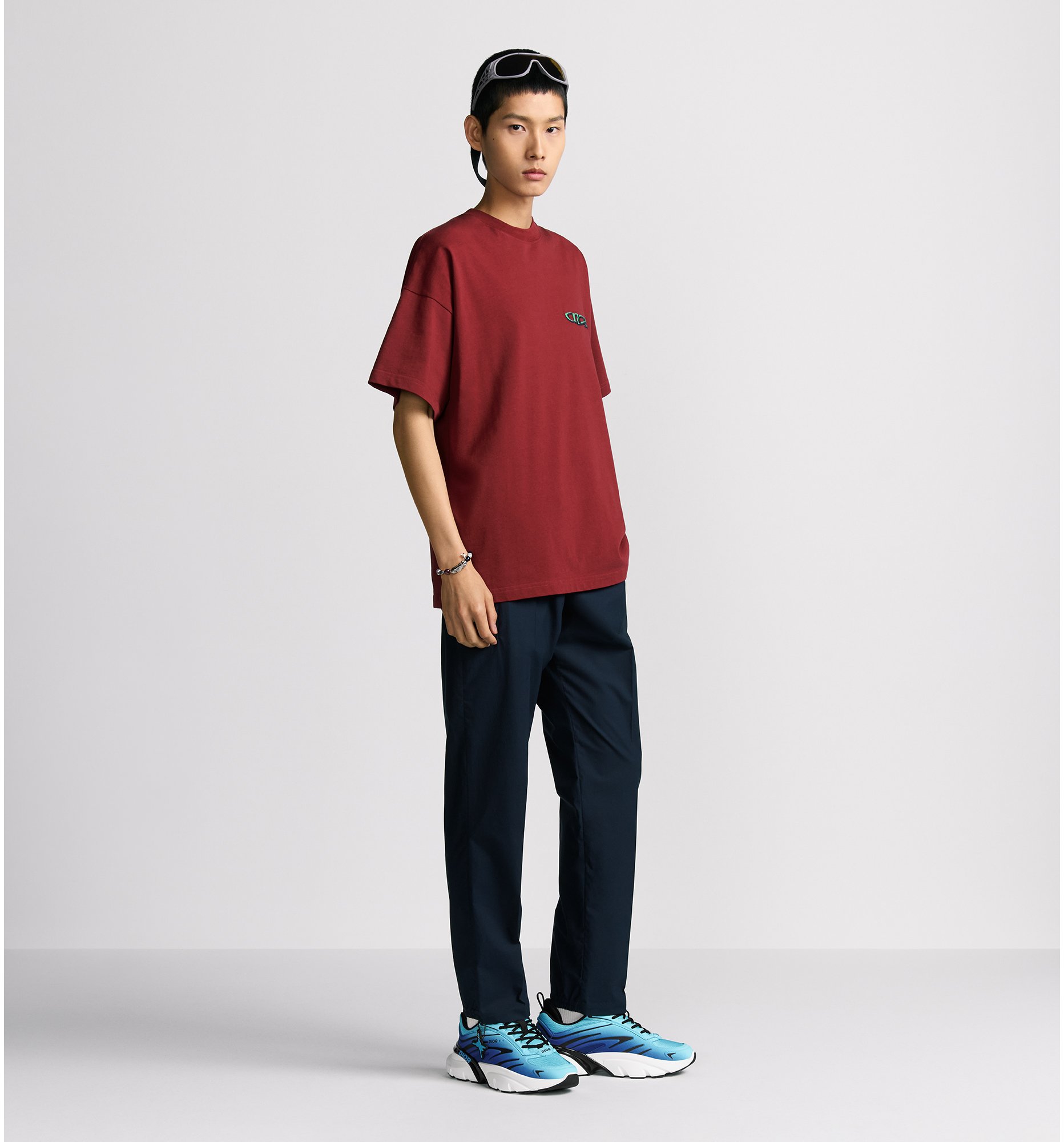 DIOR | DIOR AND LEWIS HAMILTON Tシャツ (オーバーサイズ フィット) コットンジャージー