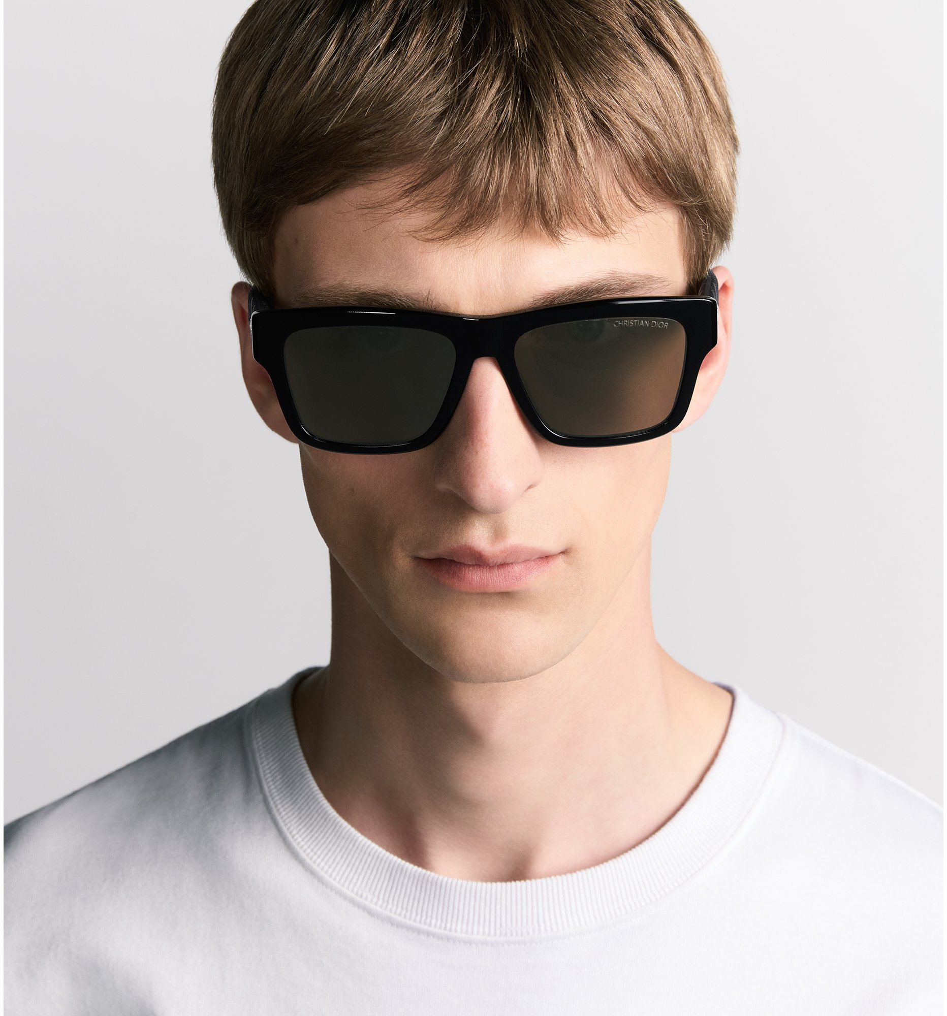 Dior3D S2I Прямоугольные солнцезащитные очки черного цвета | DIOR