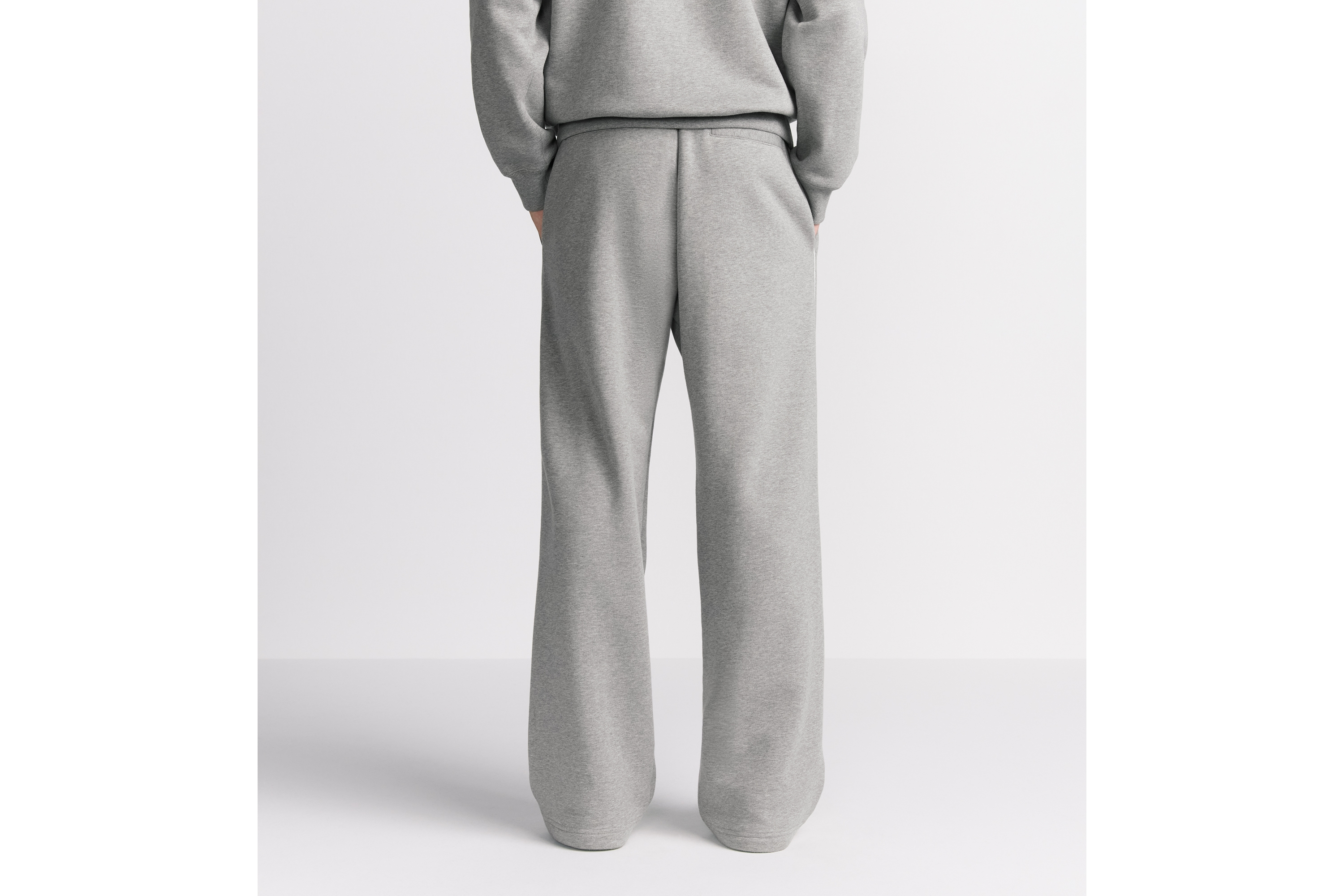 Look CD Icon Track Pants Gray Cotton Fleece E15
