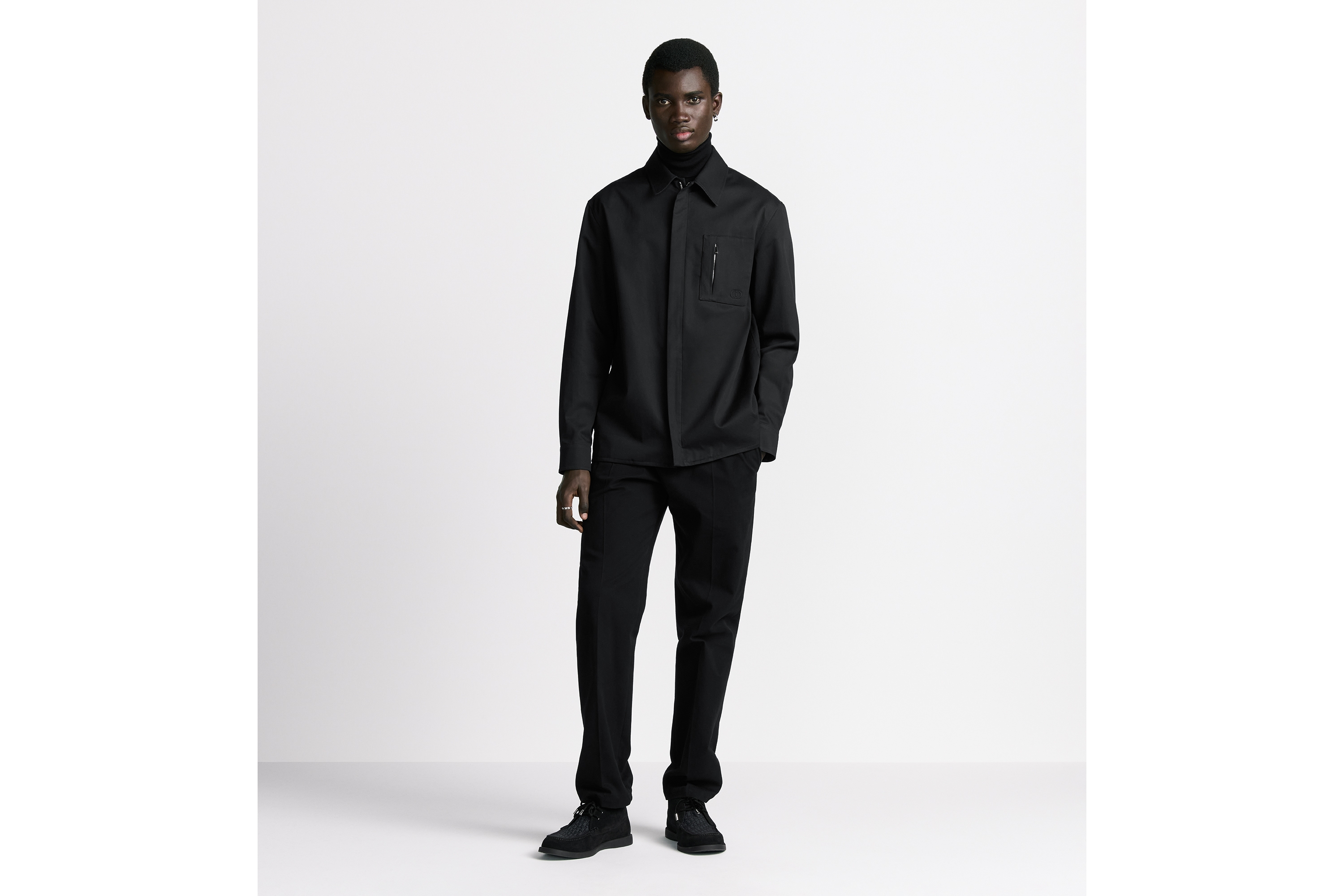 Dior ブラックキャップ Cap with Dior Oblique Visor Black Cotton Canvas | DIOR