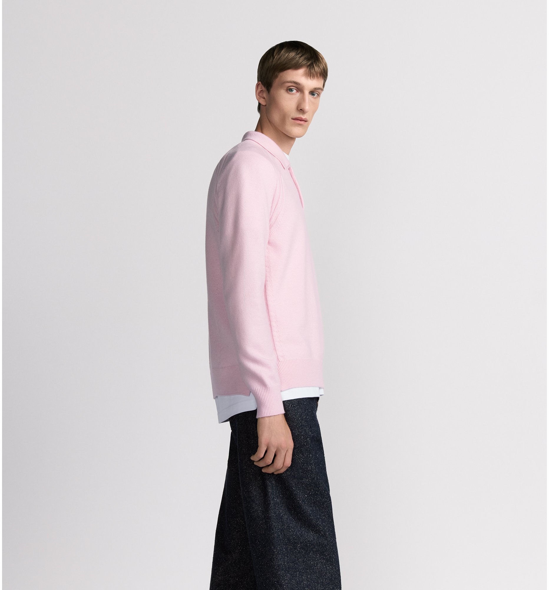 aria_look Dior Icons Long-Sleeved Polo Shirt Back view