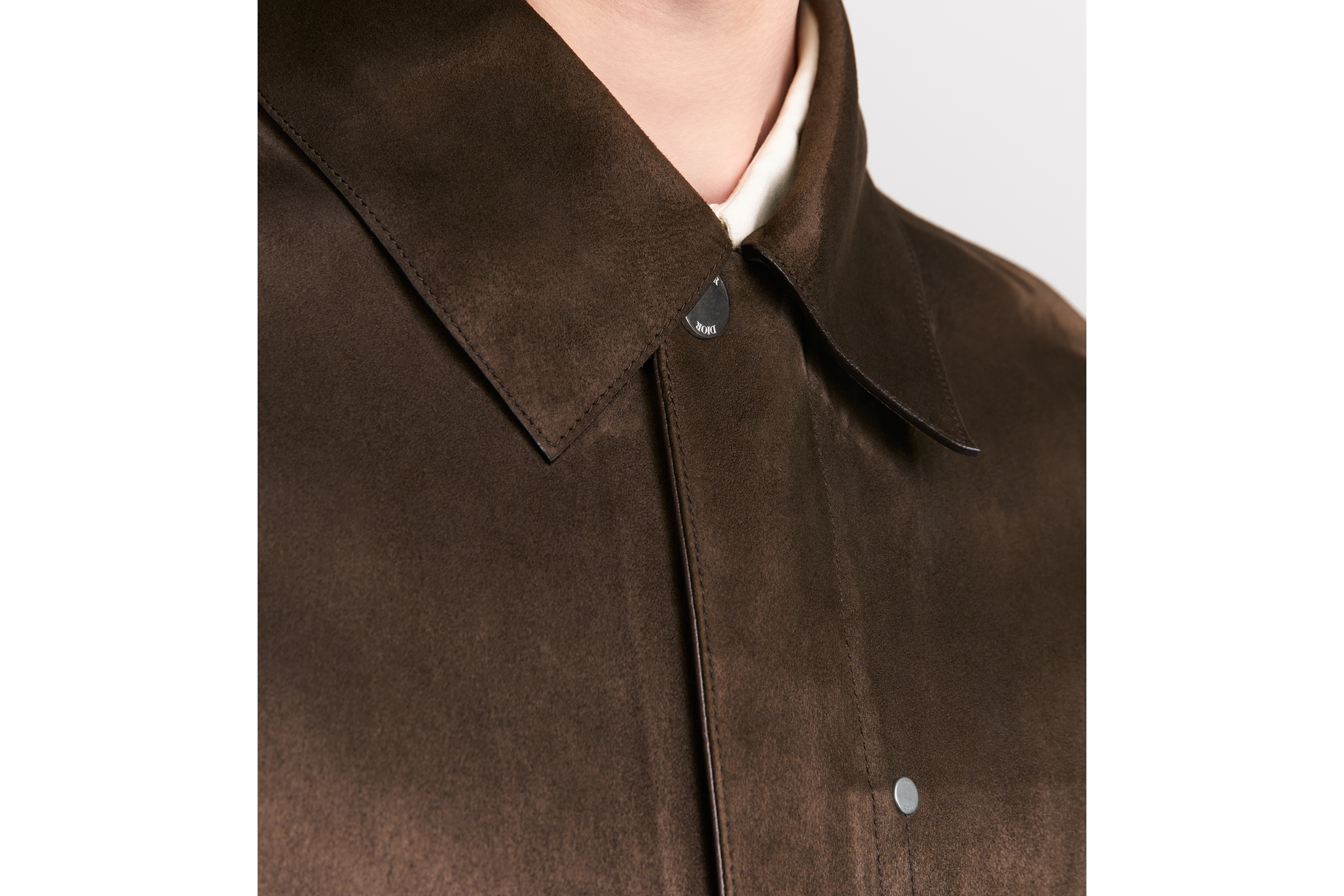 Look Dior Icons Jacket Brown Suede Lambskin E04