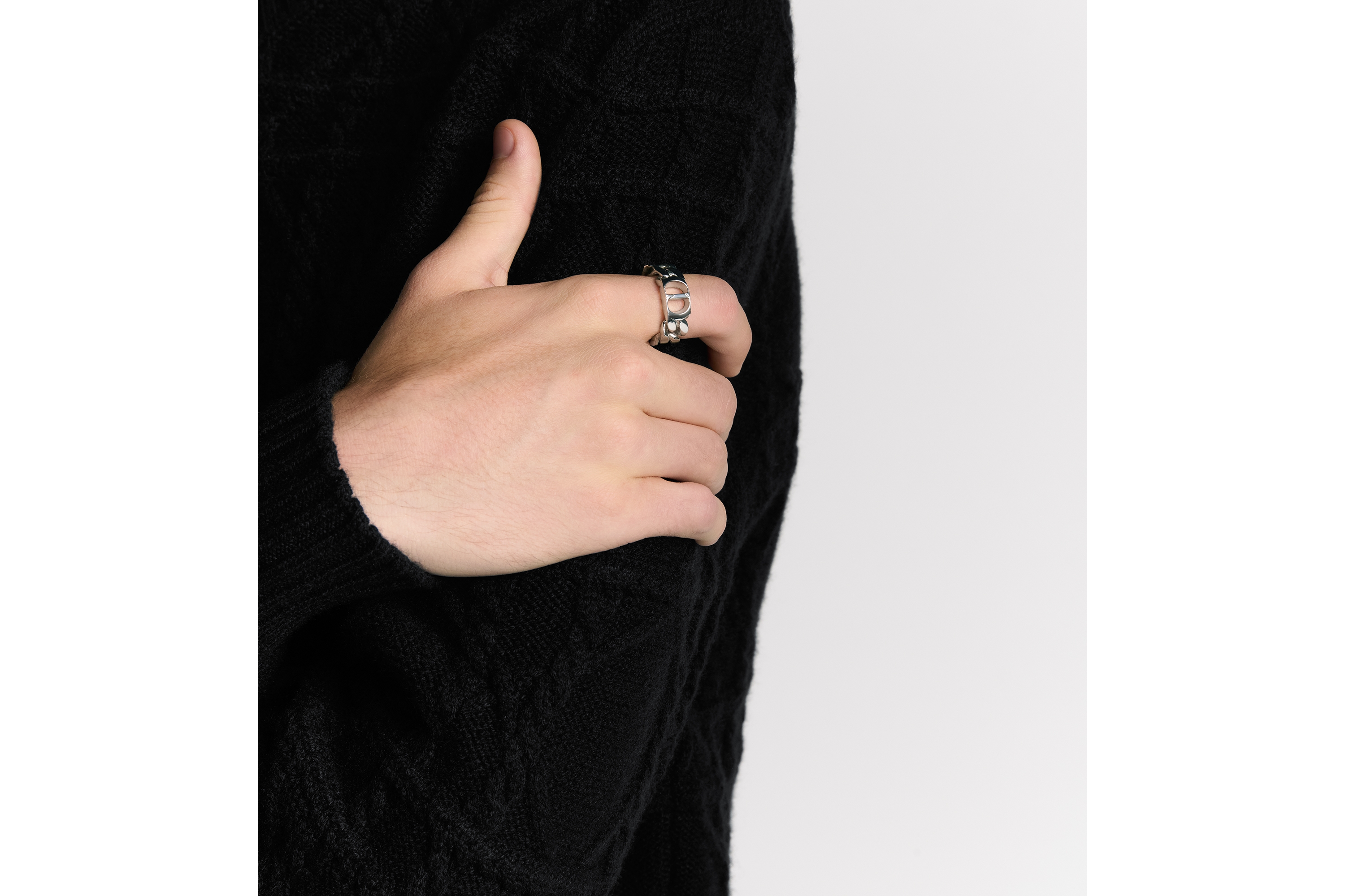 CD Icon Chain Link Ring