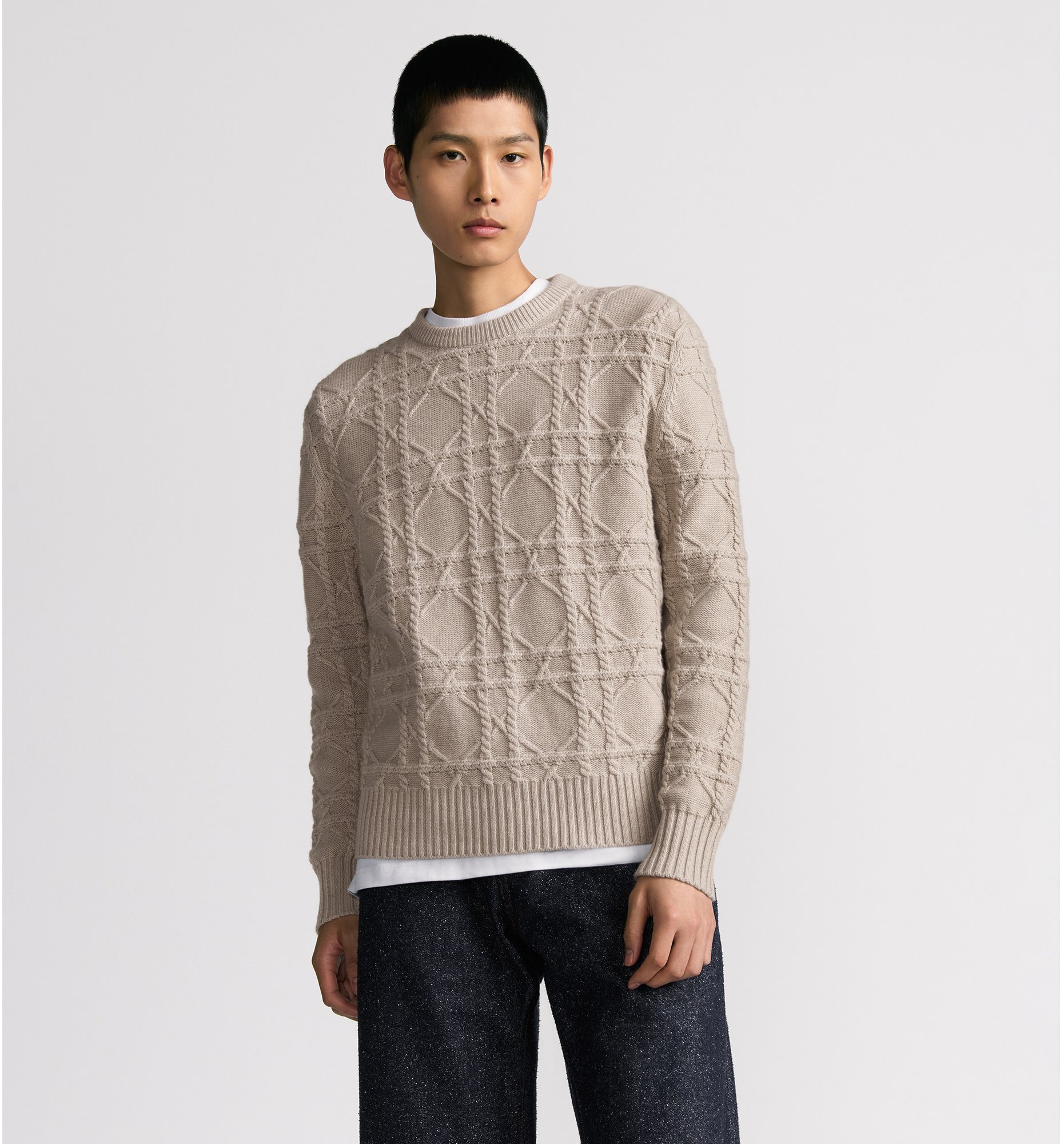 aria_look Dior Icons Cannage Sweater Unfolded view