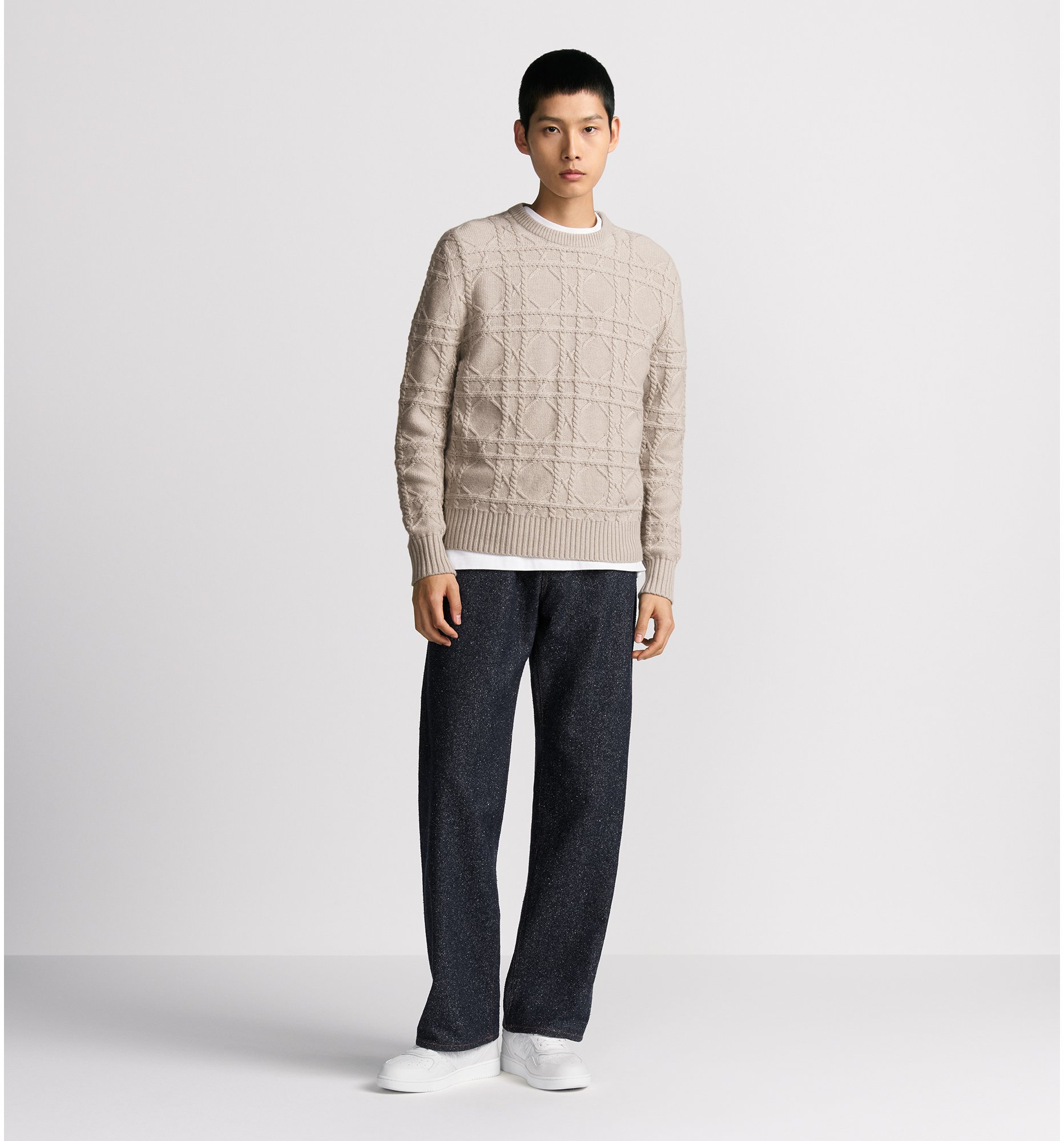 aria_look Dior Icons Cannage Sweater Back view