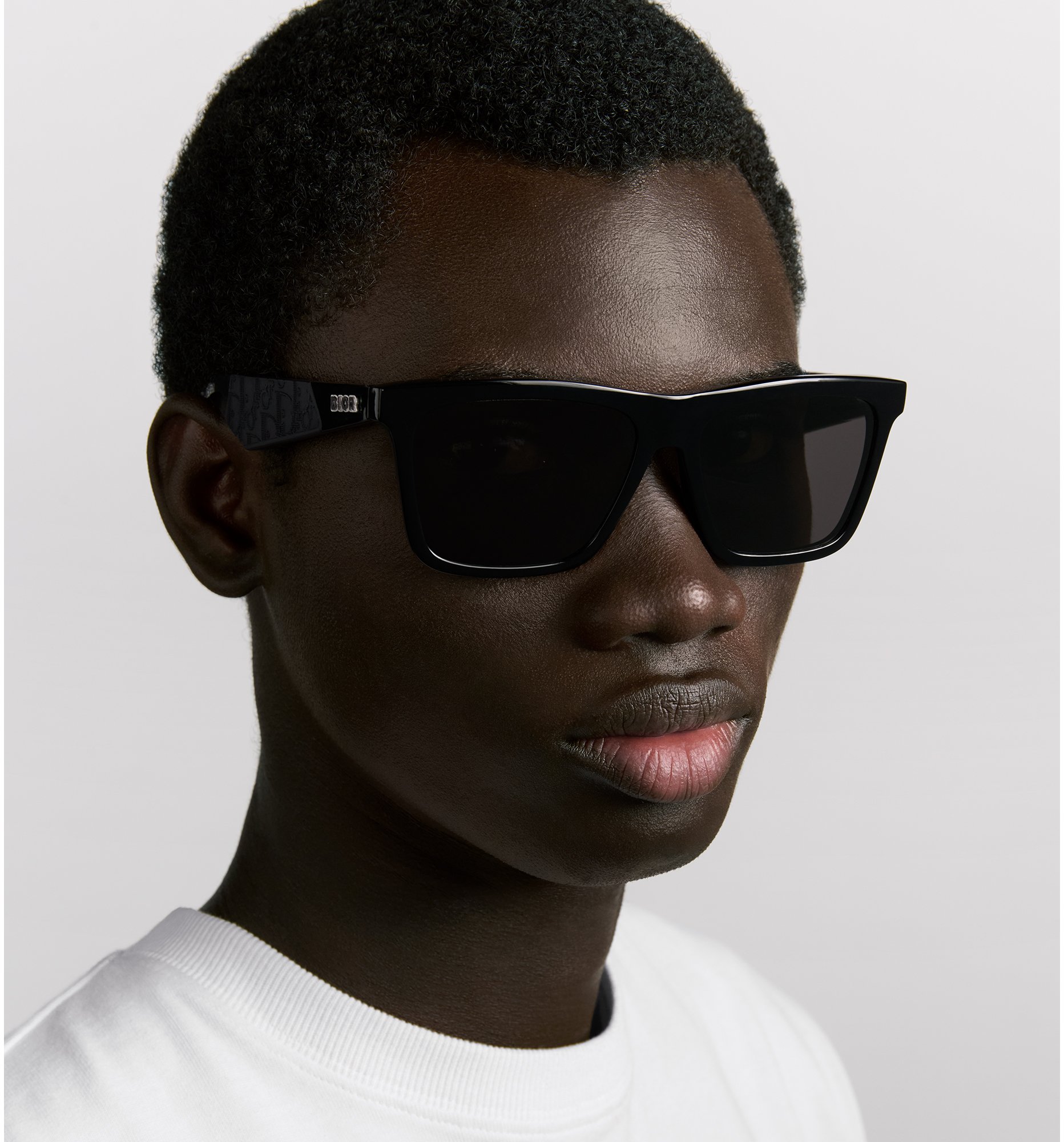 DiorB27 S1I Black Rectangular Sunglasses | DIOR