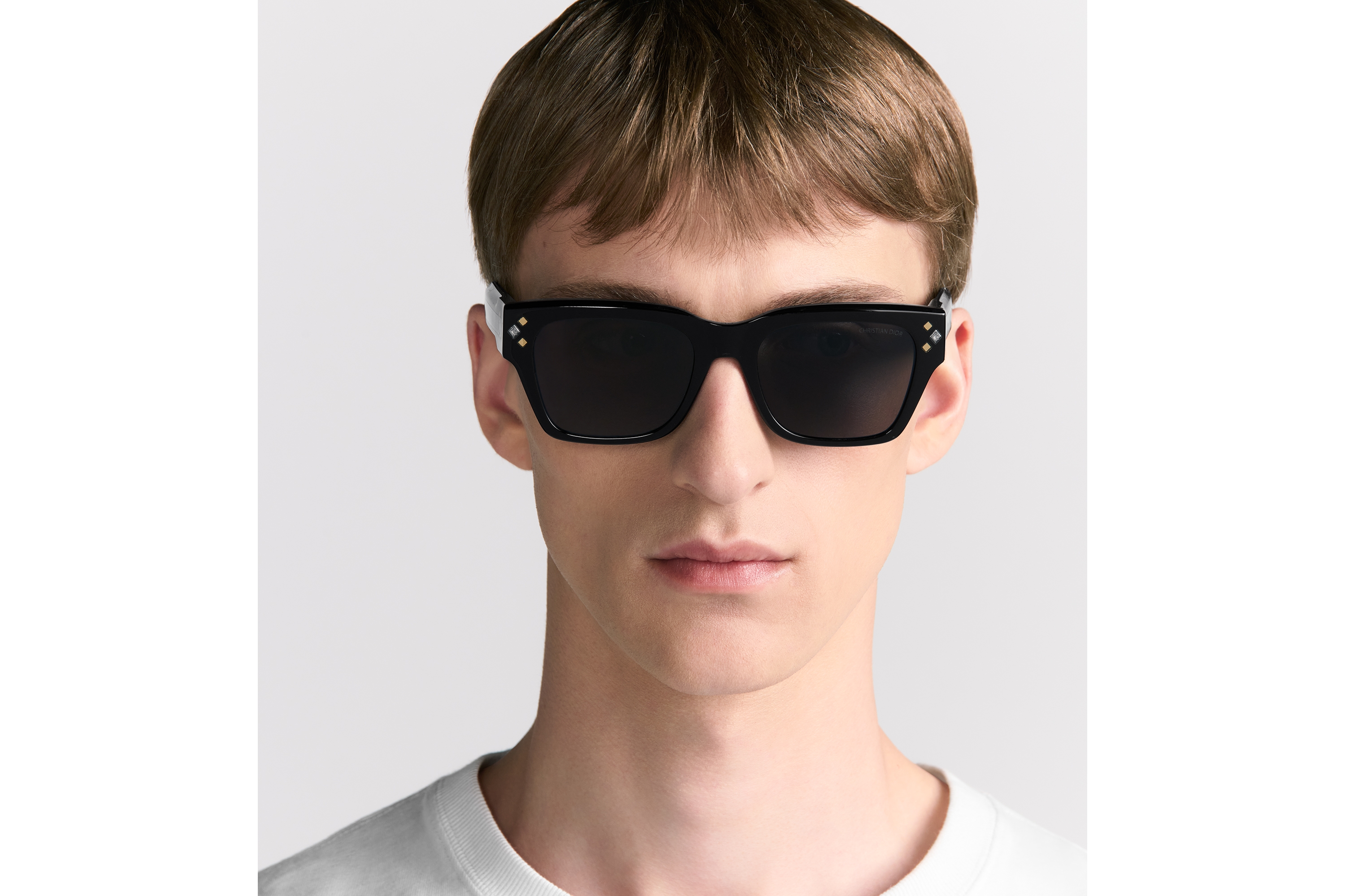 CD Diamond S2I Black Rectangular Sunglasses | DIOR