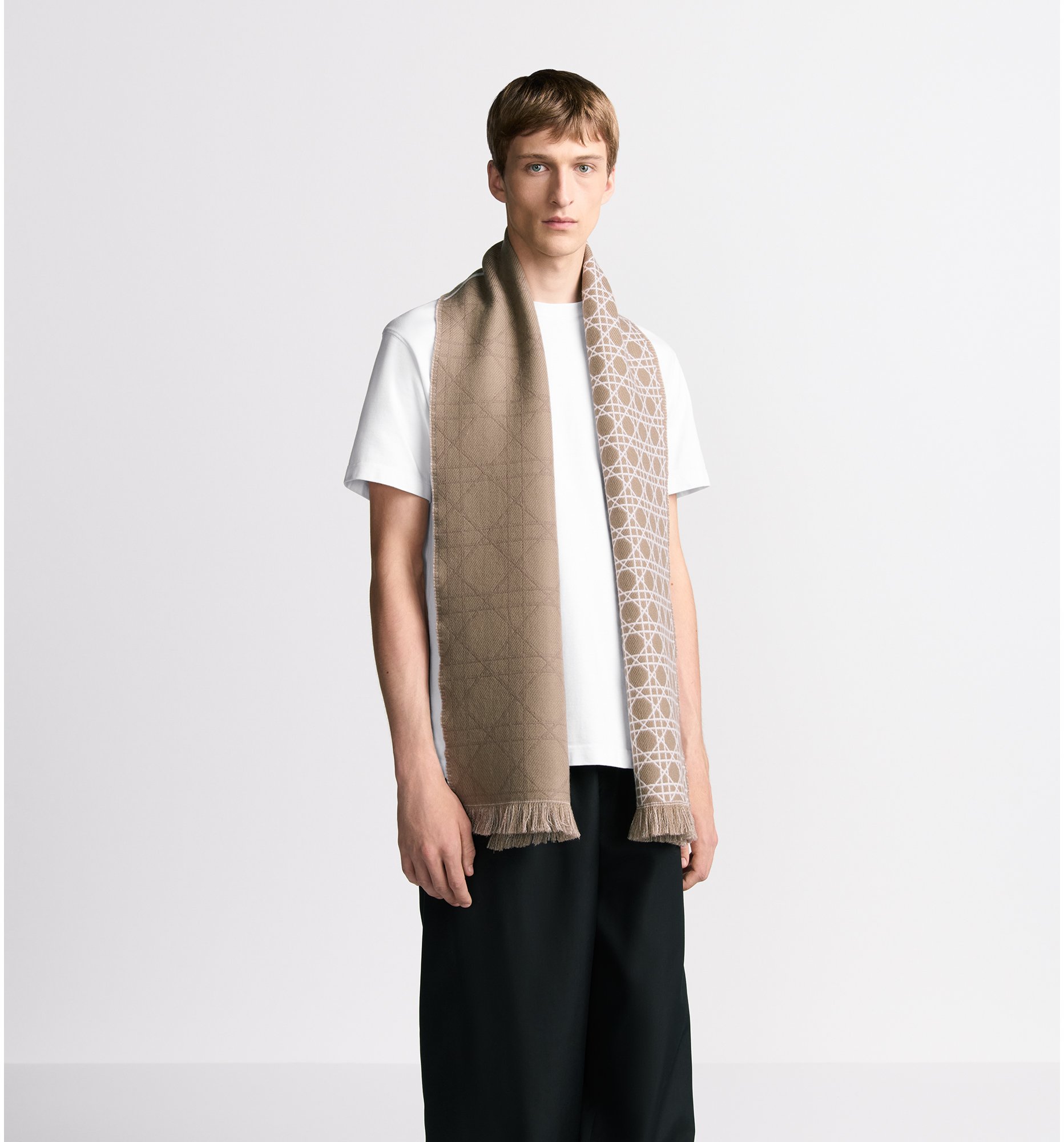 Sciarpa in misto lana , beige | Intrend