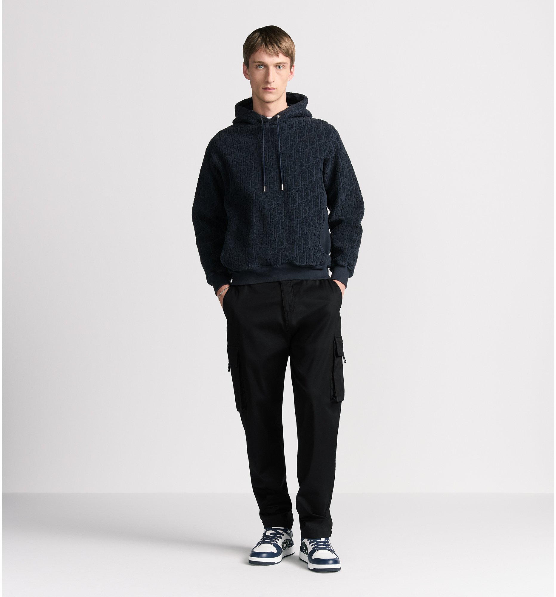 DIOR | スウェットシャツ (リラックス フィット) ディオール オブリーク コットンフリース