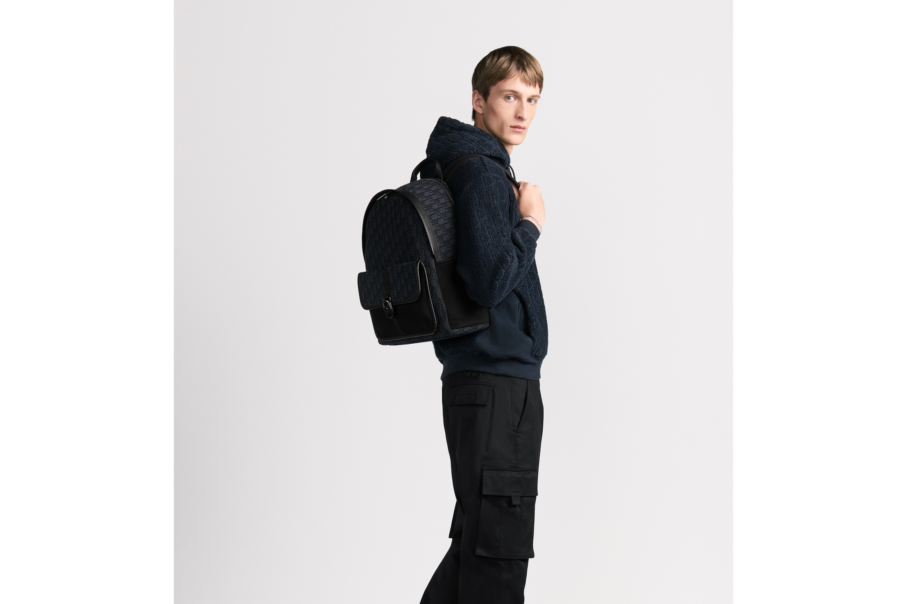look_image_alt_prefix Zaino Dior 8 Jacquard Dior Oblique nero E19