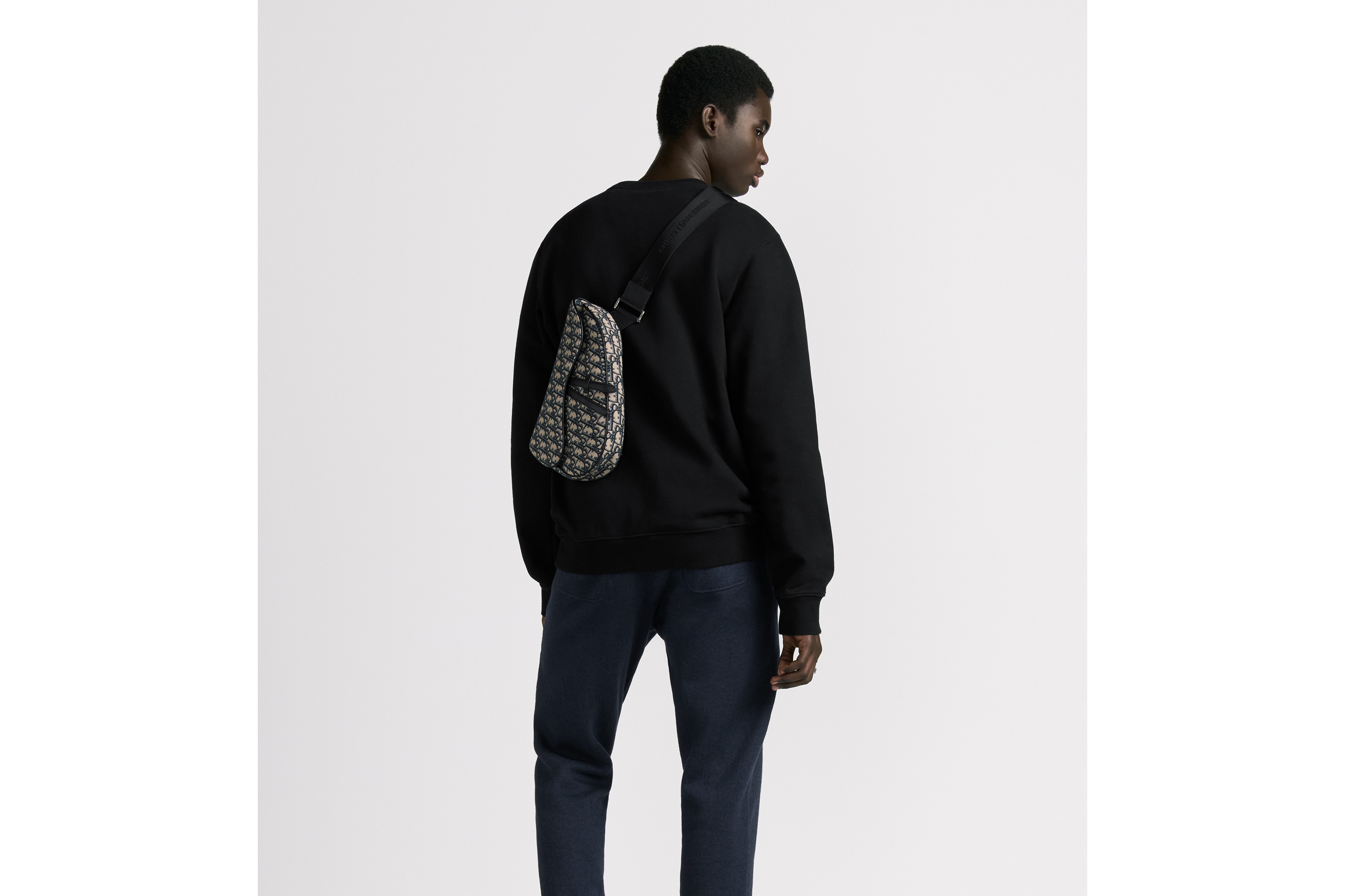 look_image_alt_prefix Saddle-tas Beige en zwarte Dior Oblique-jacquard E19