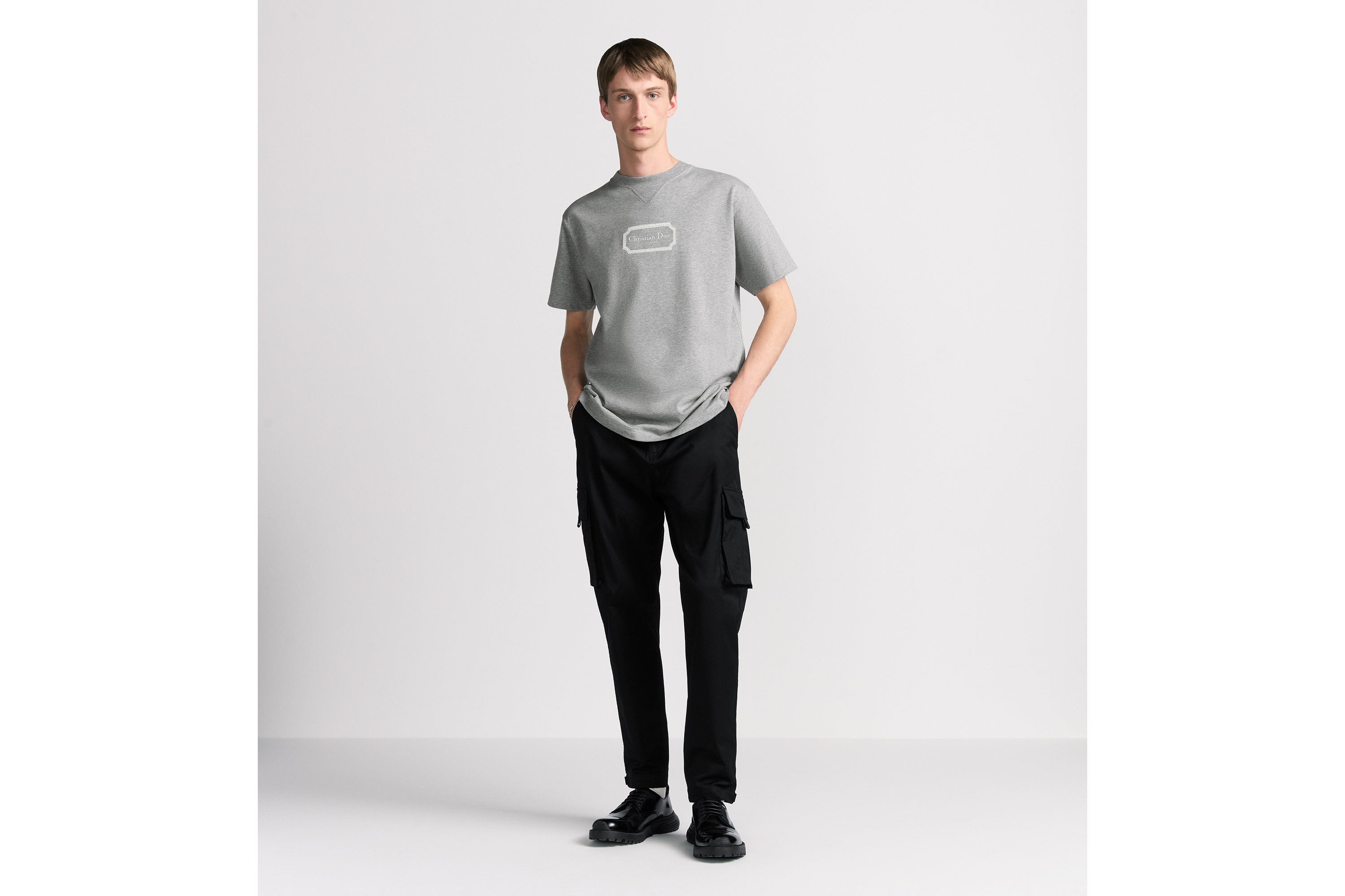 クリスチャンディオール コットンTシャツ Mサイズ 黒 DIOR | Christian Dior Couture Tシャツ (リラックス フィット