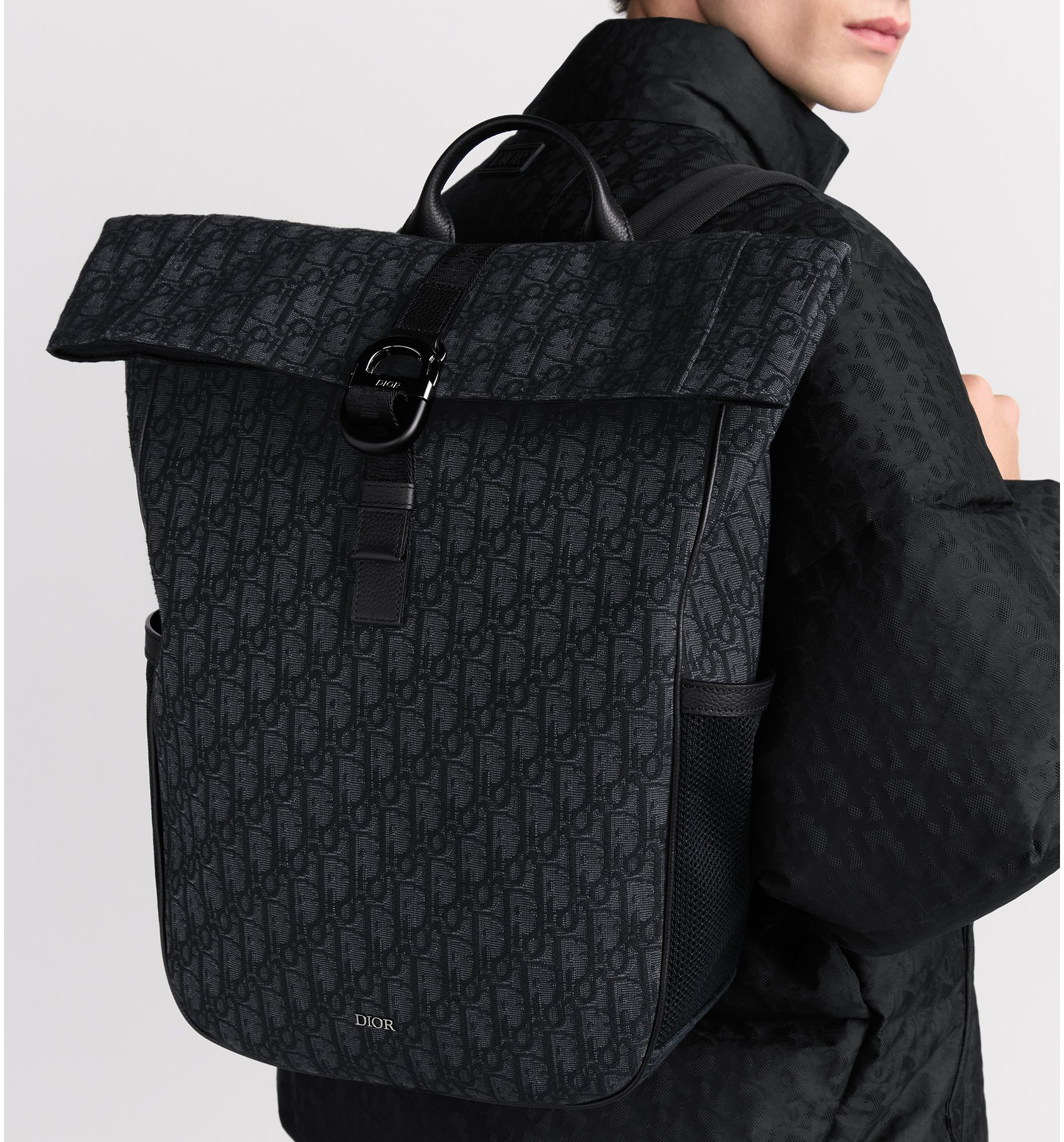 aria_look Dior 8 Roll Top Backpack