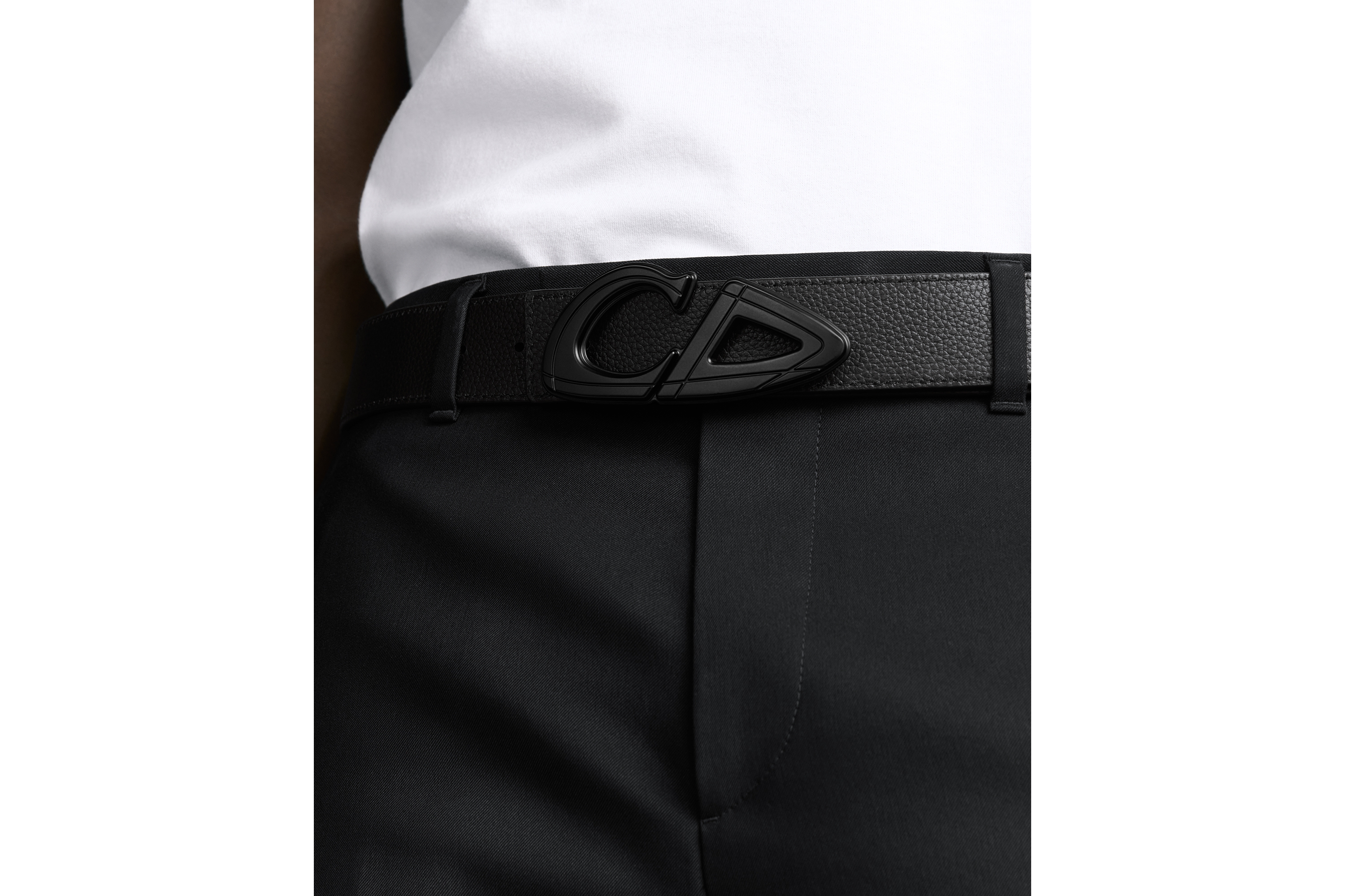 Look CD30 Belt Buckle Black Matte Lacquer-Finish Brass, 35 MM E46