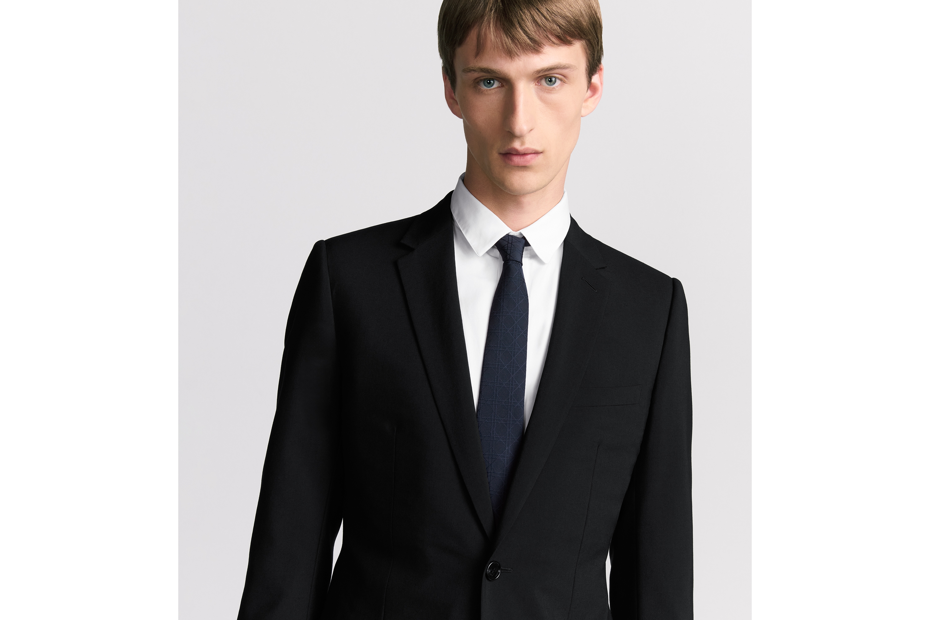 look_image_alt_prefix Cannage Krawatte Seide in Marineblau E35