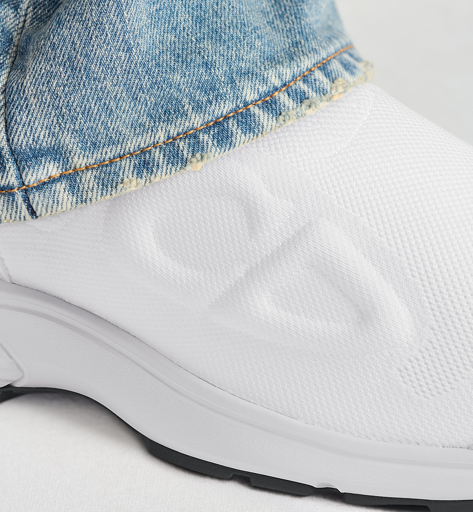 B30 Countdown Sneaker White Technical Mesh and White B30 Countdown Sneaker White Technical Mesh and White