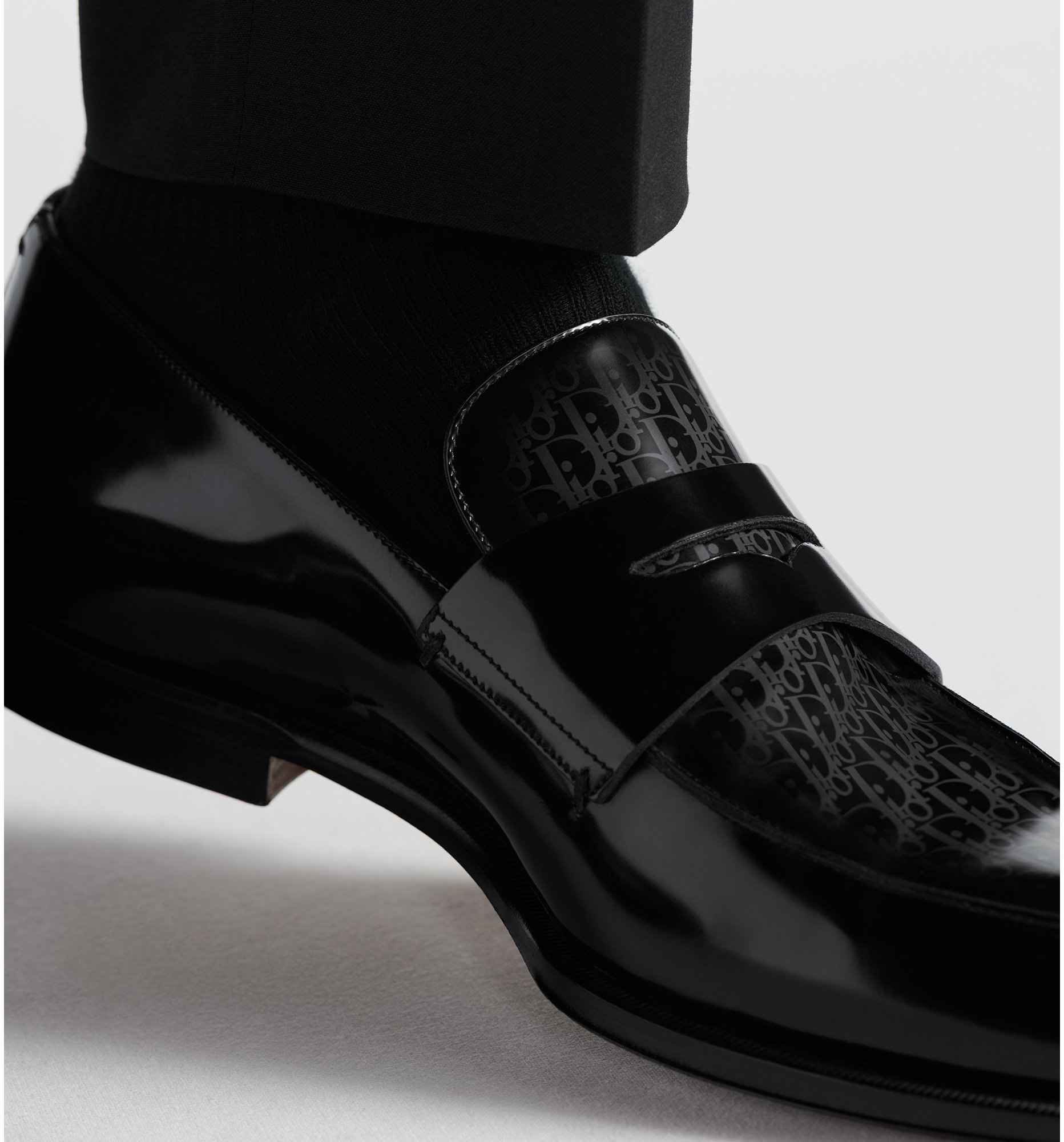 DIOR | Dior Timeless ローファー ディオール オブリーク グラデーション ポリッシュド カーフスキン